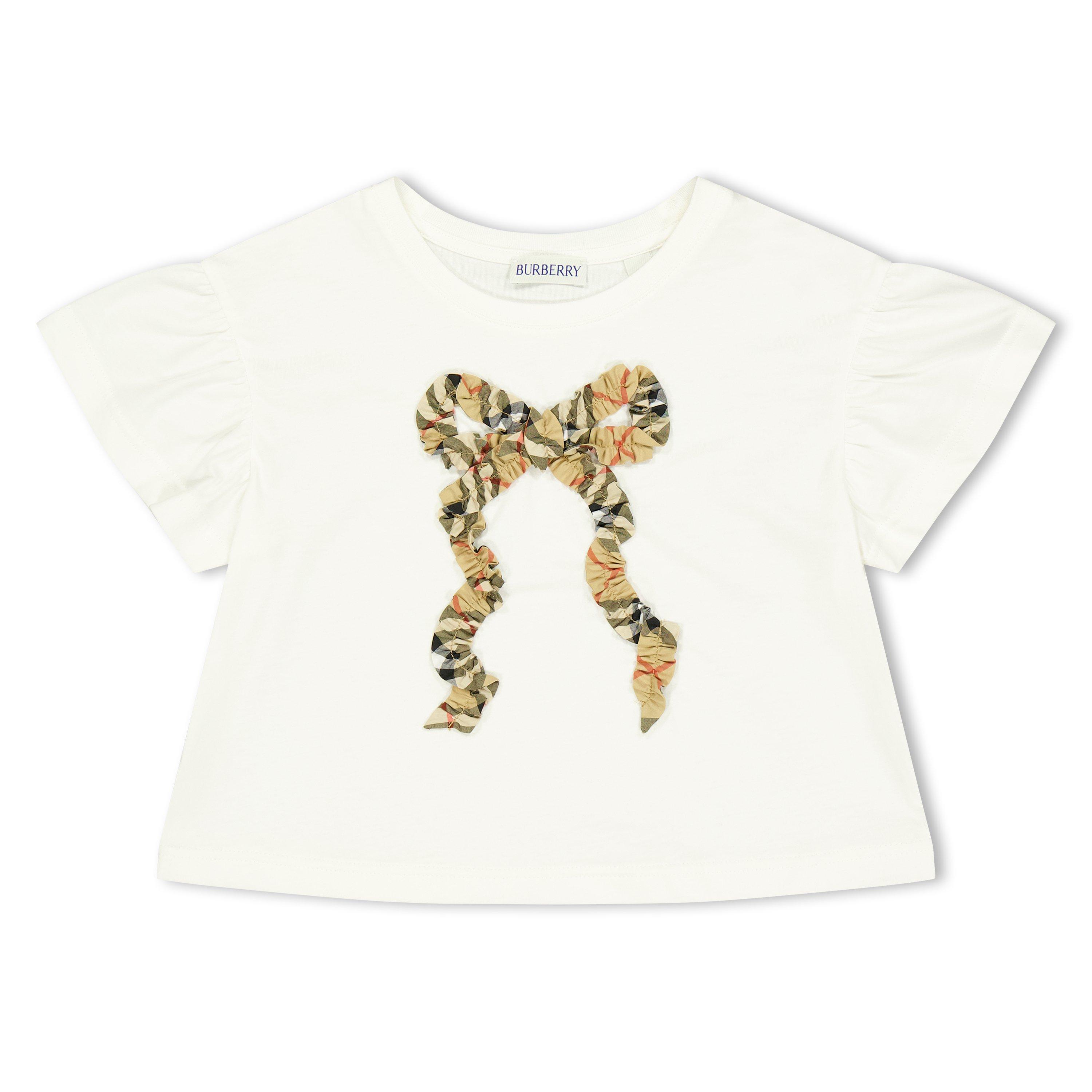 Burberry Burb Roxy Tee Jn64 - White A2014 - Size 6Y