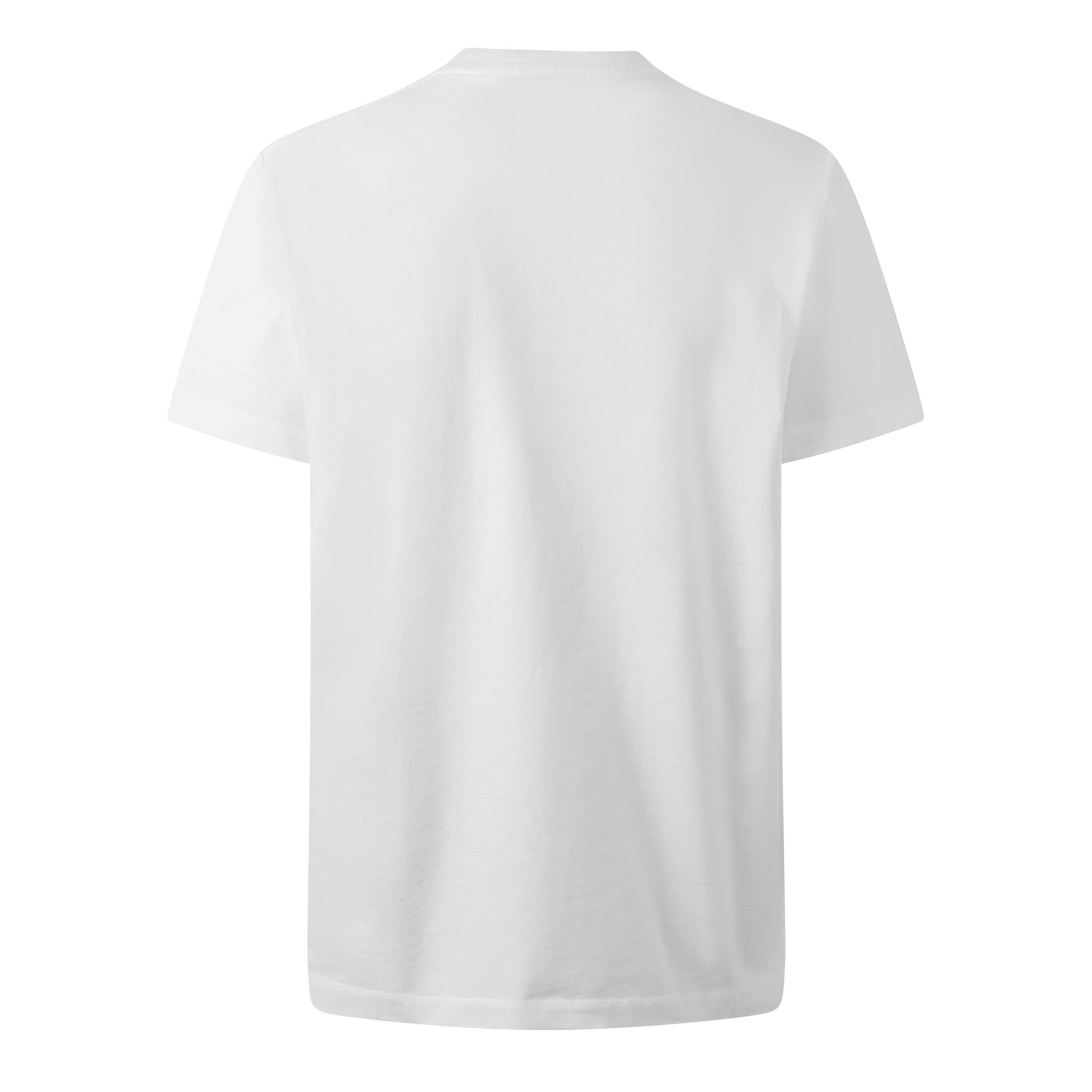 White/Red - DSquared2 - DSQ D2 Logo Tee Sn64 - 2