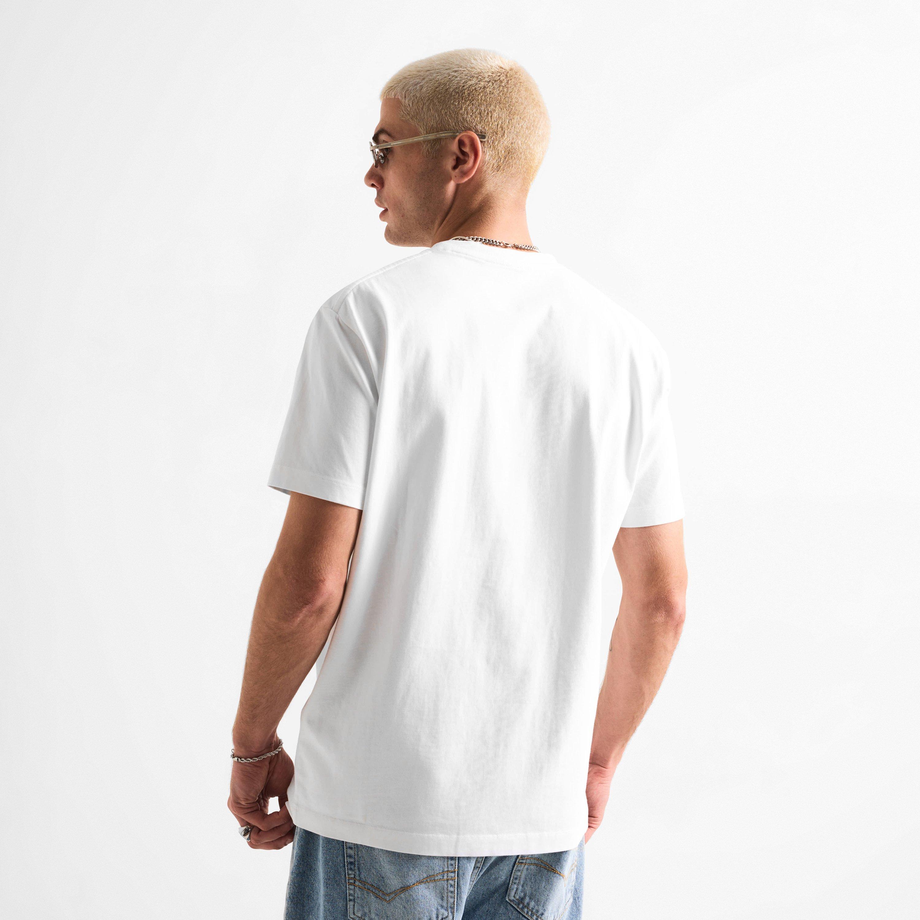 White/Red - DSquared2 - DSQ D2 Logo Tee Sn64 - 4