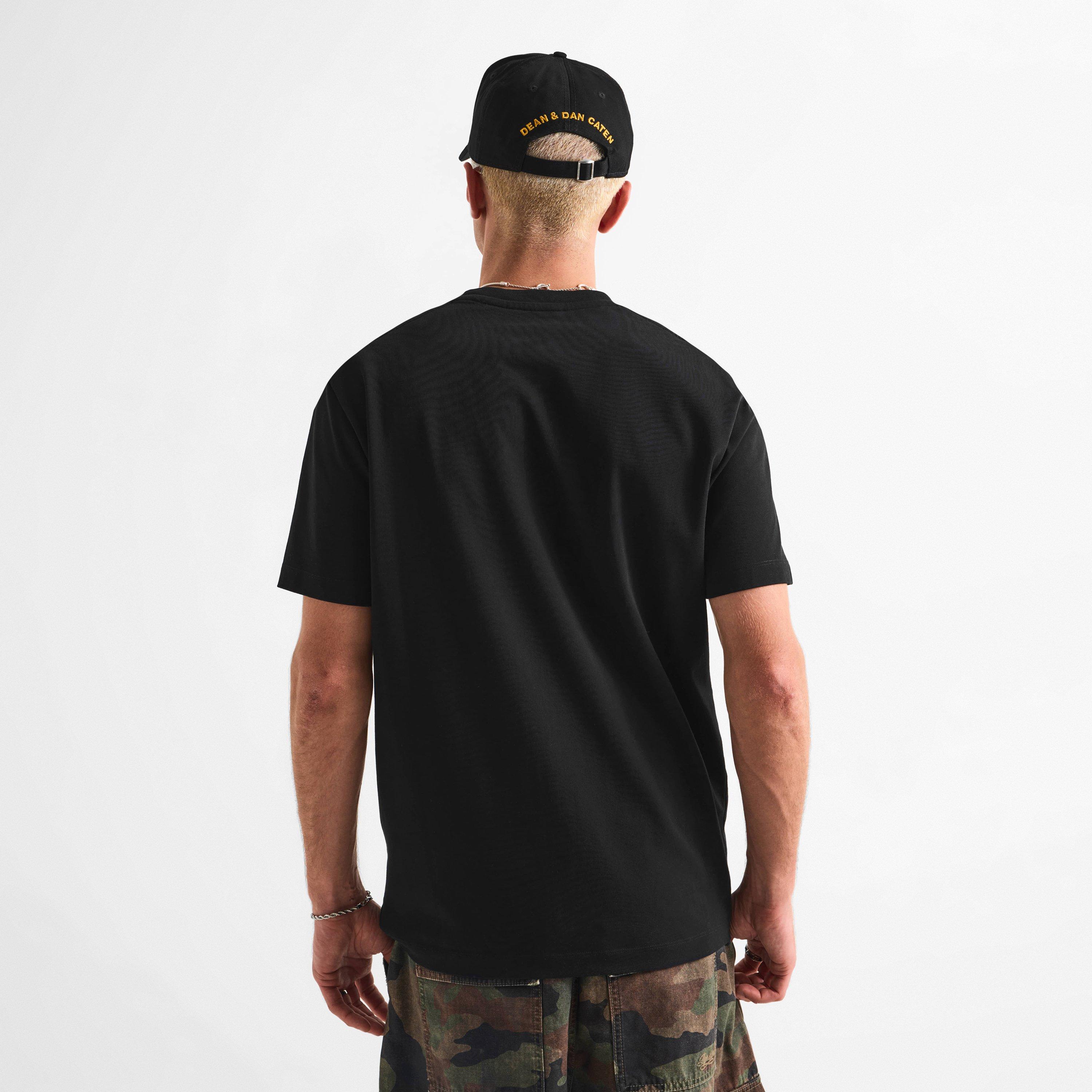 Black/Red - DSquared2 - DSQ D2 Logo Tee Sn64 - 4