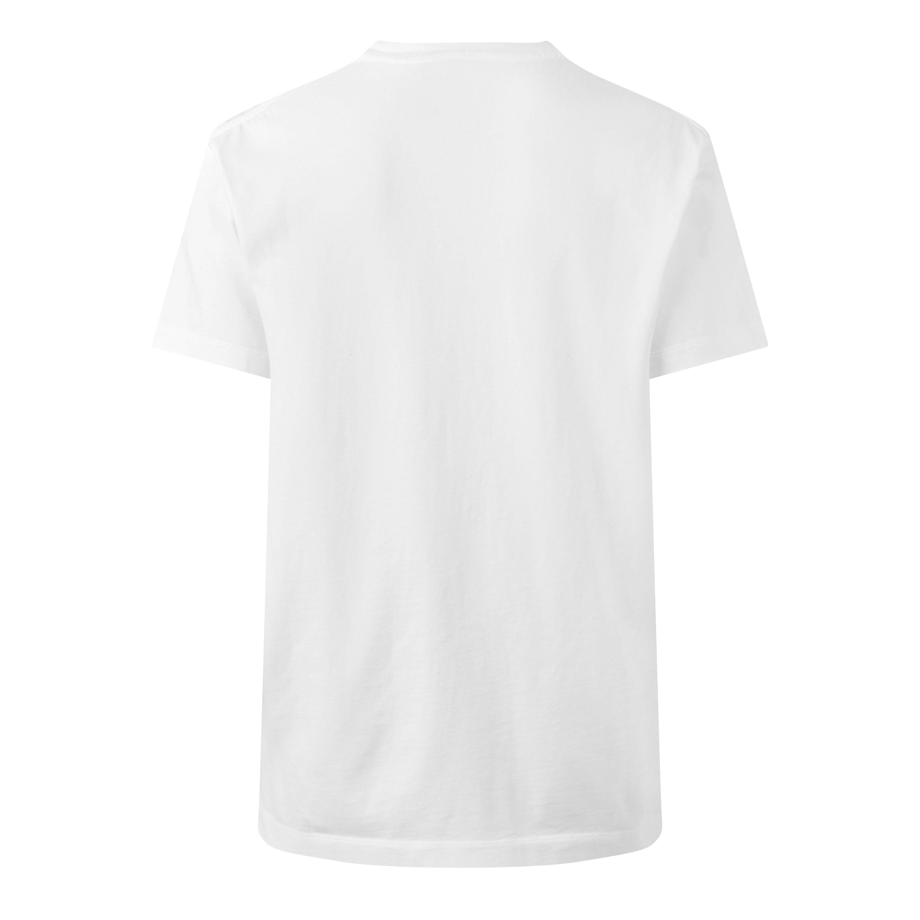 White/Yellow - DSquared2 - DSQ Sig Logo Tee Sn63 - 2