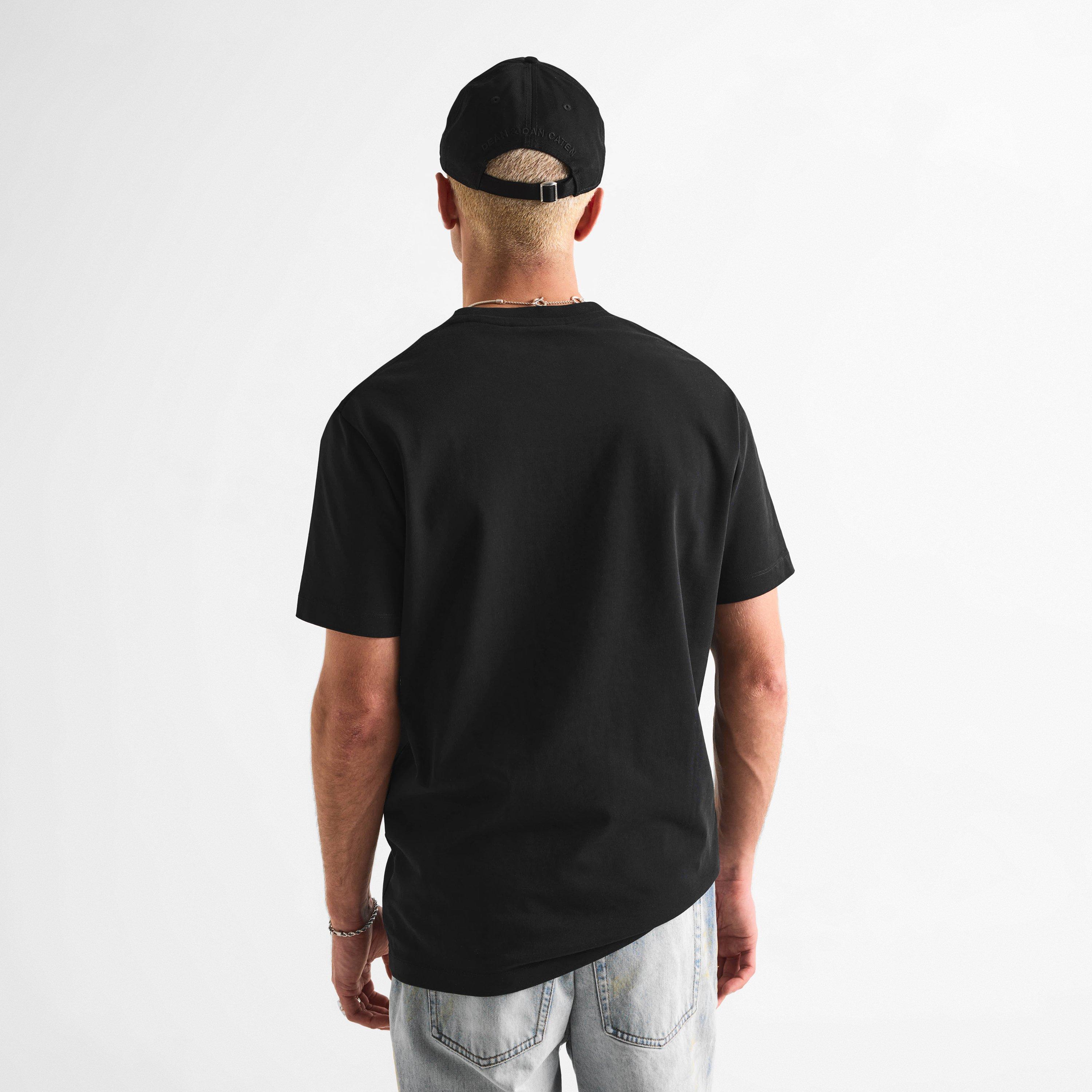 Black/Yellow - DSquared2 - DSQ Sig Logo Tee Sn63 - 4