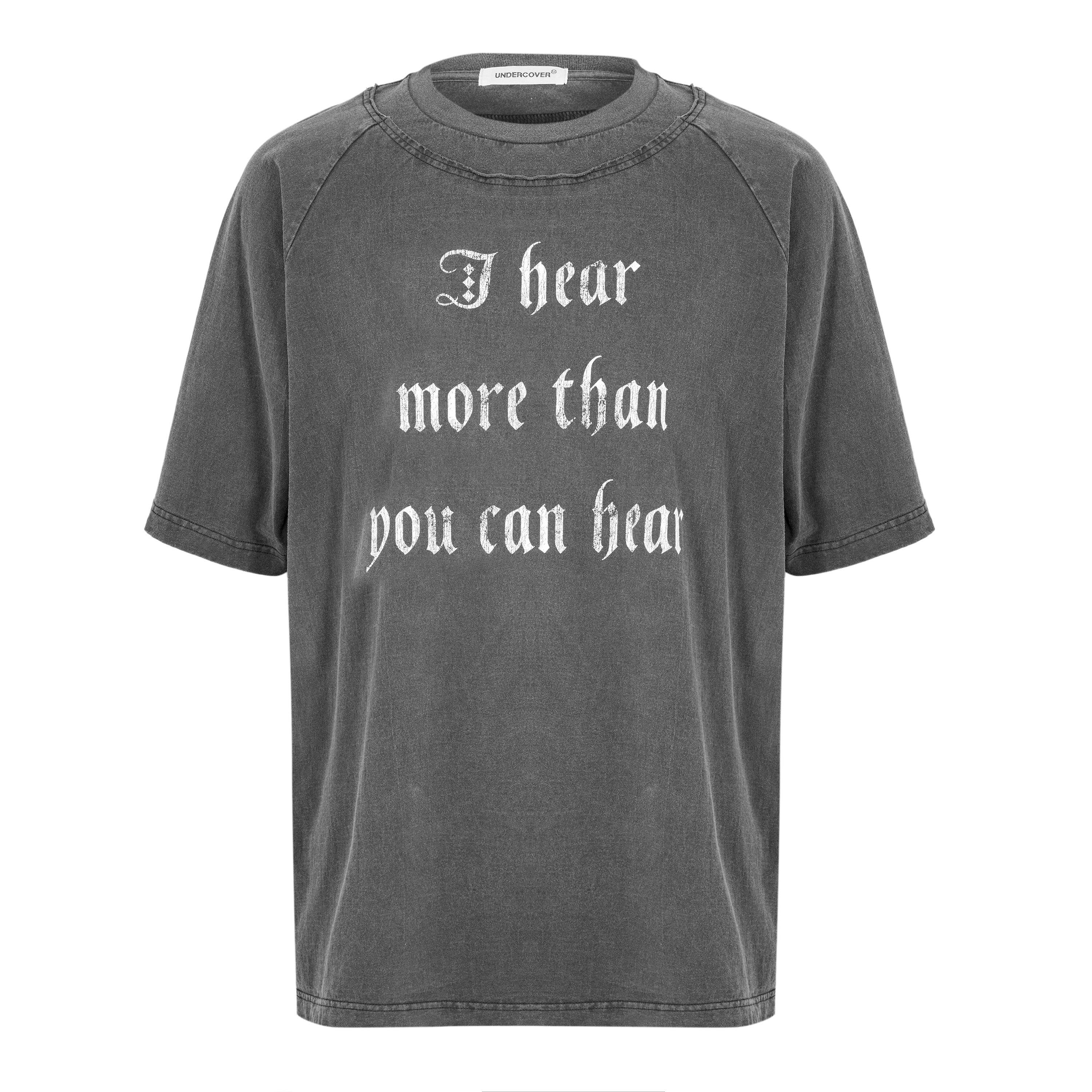 Charcoal - Undercover - Men's I Hear More T-Shirt - 1