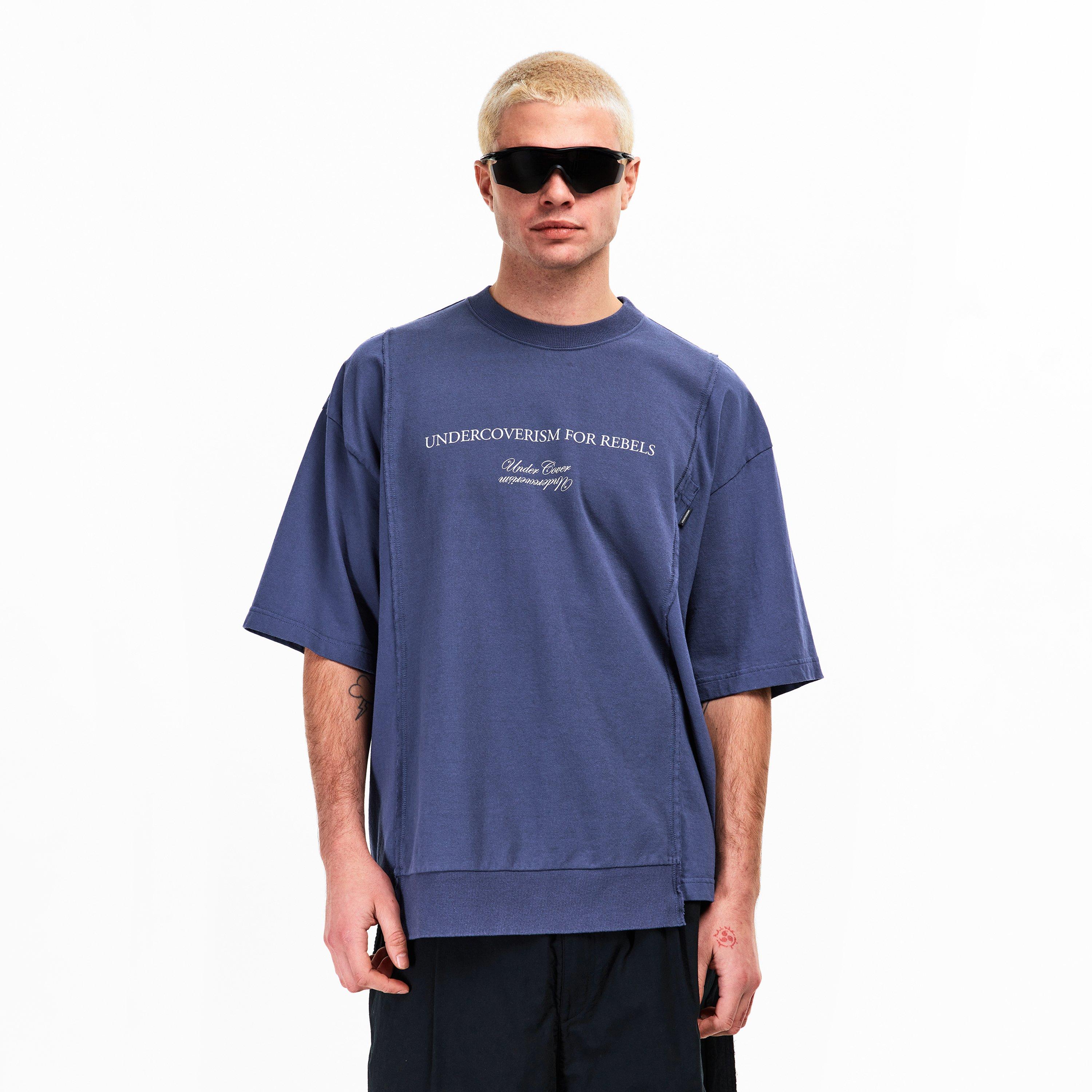 Gray Blue - Undercover - Men's Rebels Tee T-Shirt - 3