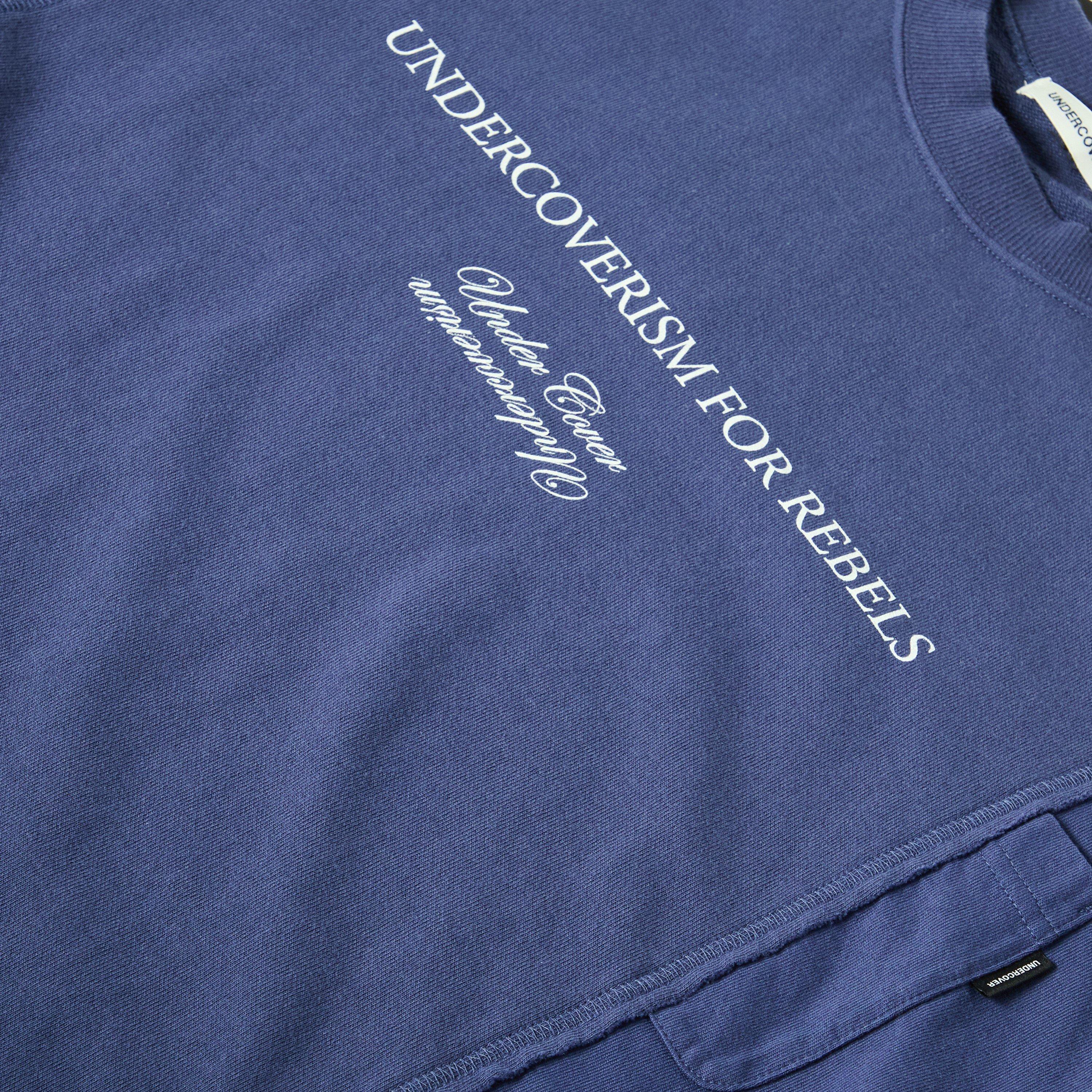 Gray Blue - Undercover - Men's Rebels Tee T-Shirt - 5