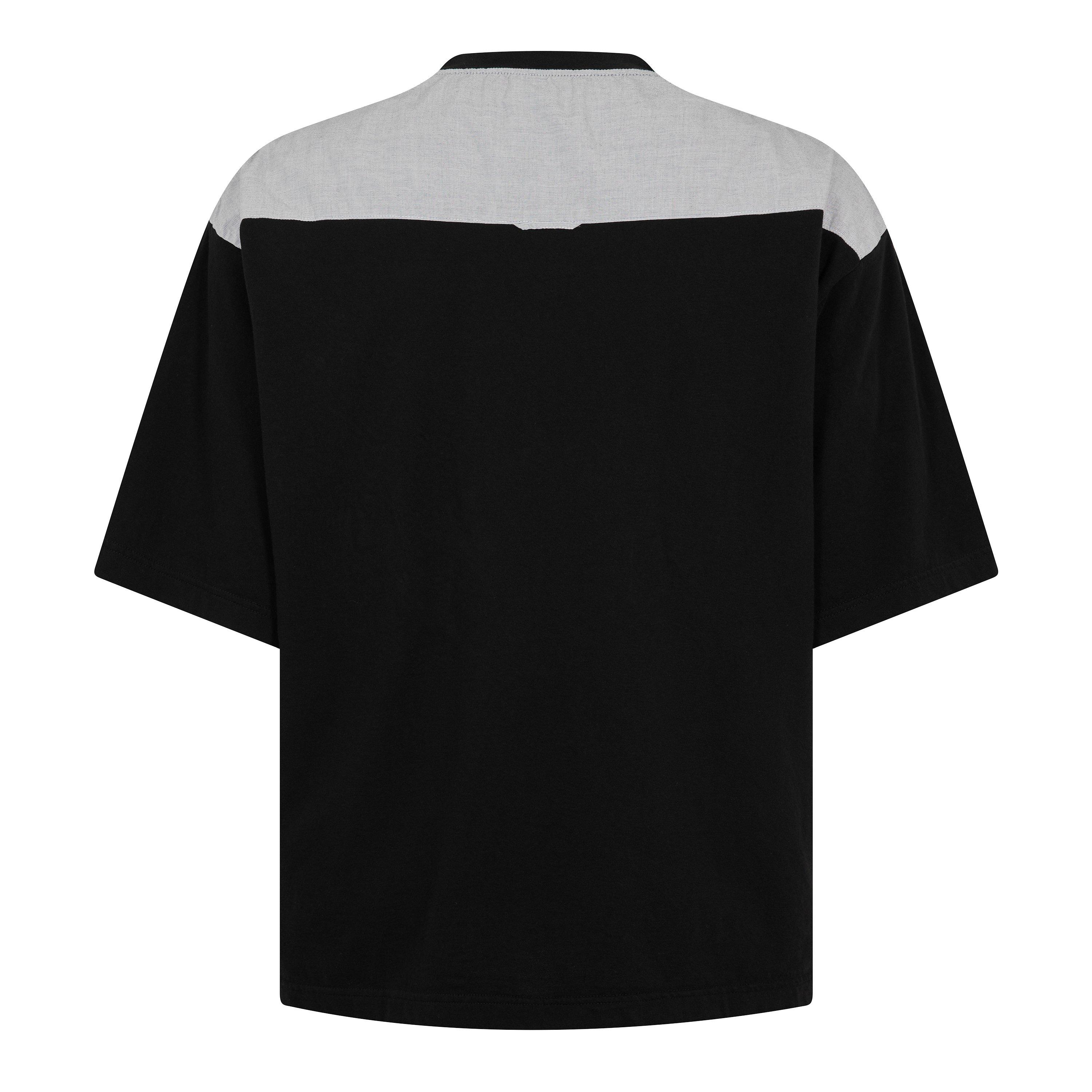 Black - Undercover - Men's Contrast Tee T-Shirt - 2