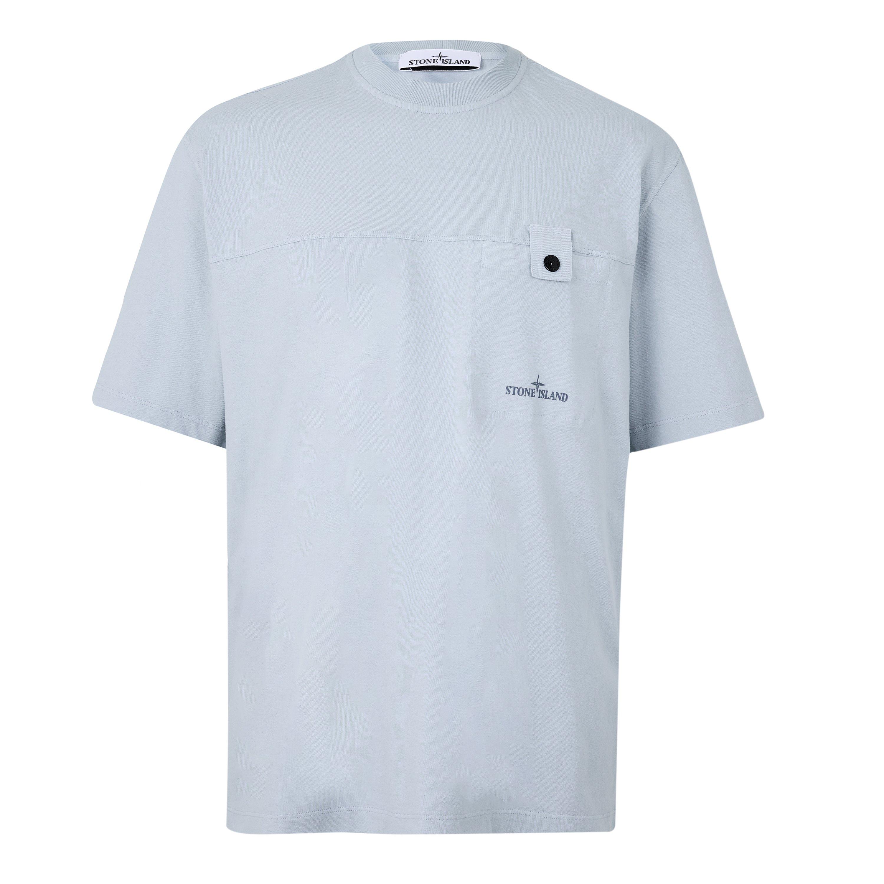 Ash Grey V0049 - Stone Island - Stone GD PKT Tee Sn64 - 1