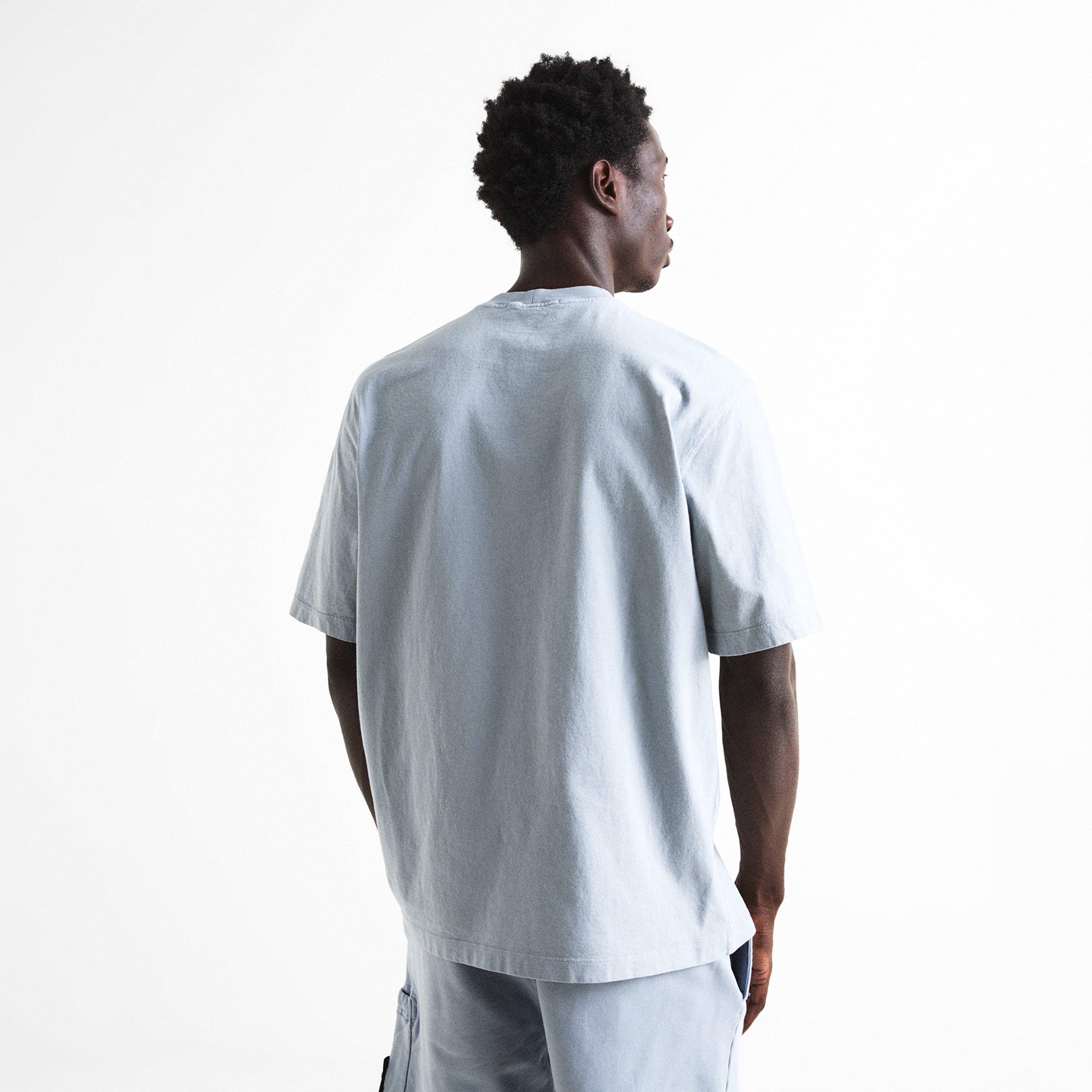 Ash Grey V0049 - Stone Island - Stone GD PKT Tee Sn64 - 4