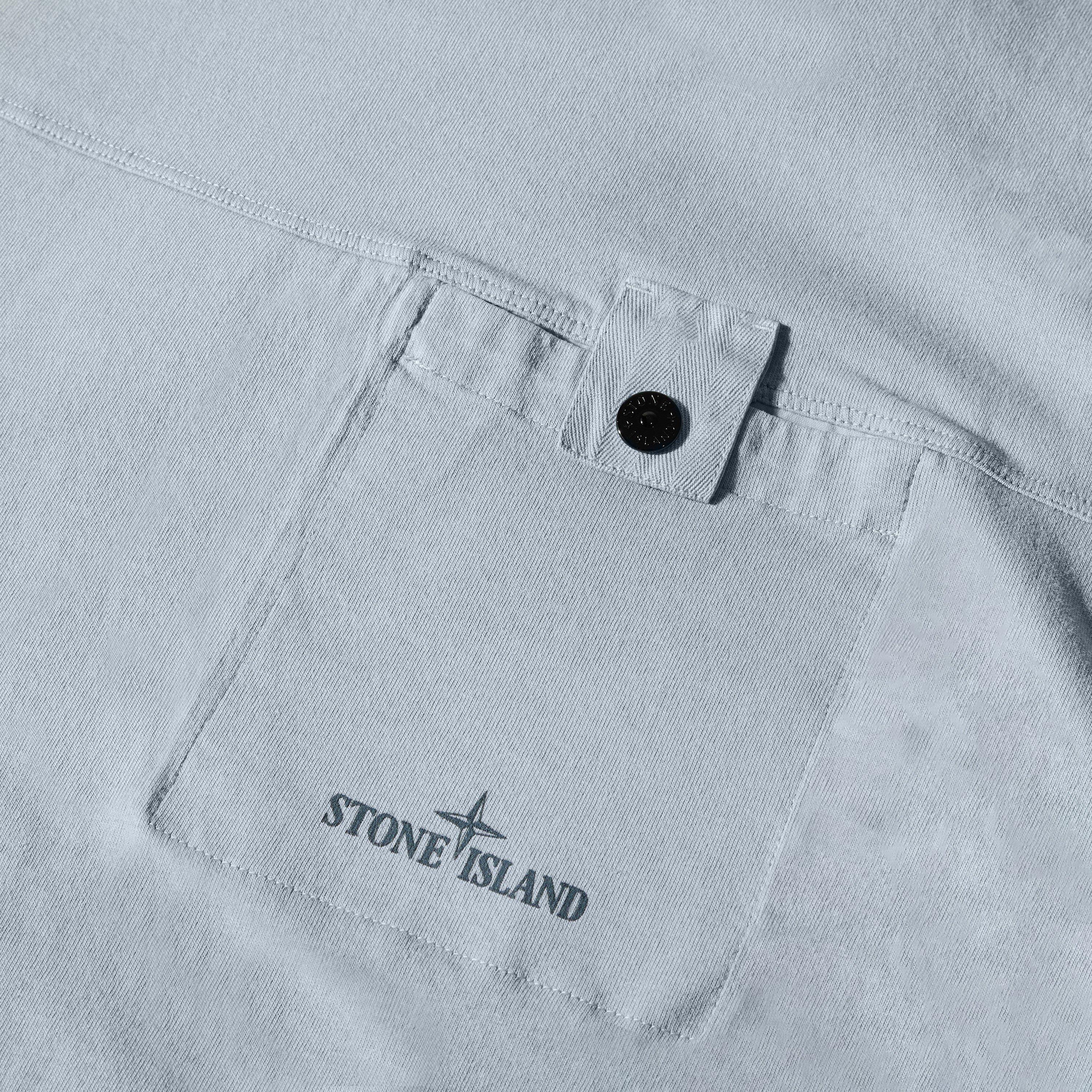Ash Grey V0049 - Stone Island - Stone GD PKT Tee Sn64 - 5