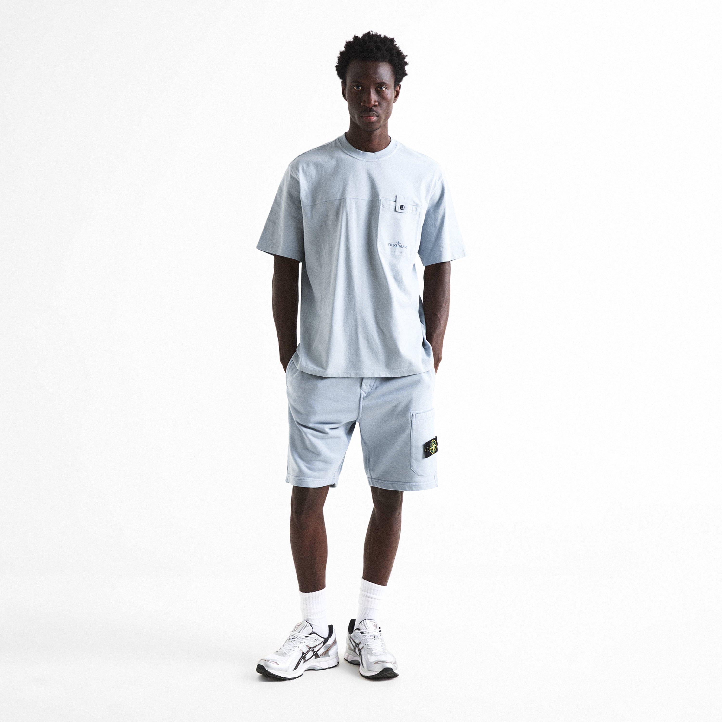 Ash Grey V0049 - Stone Island - Stone GD PKT Tee Sn64 - 6