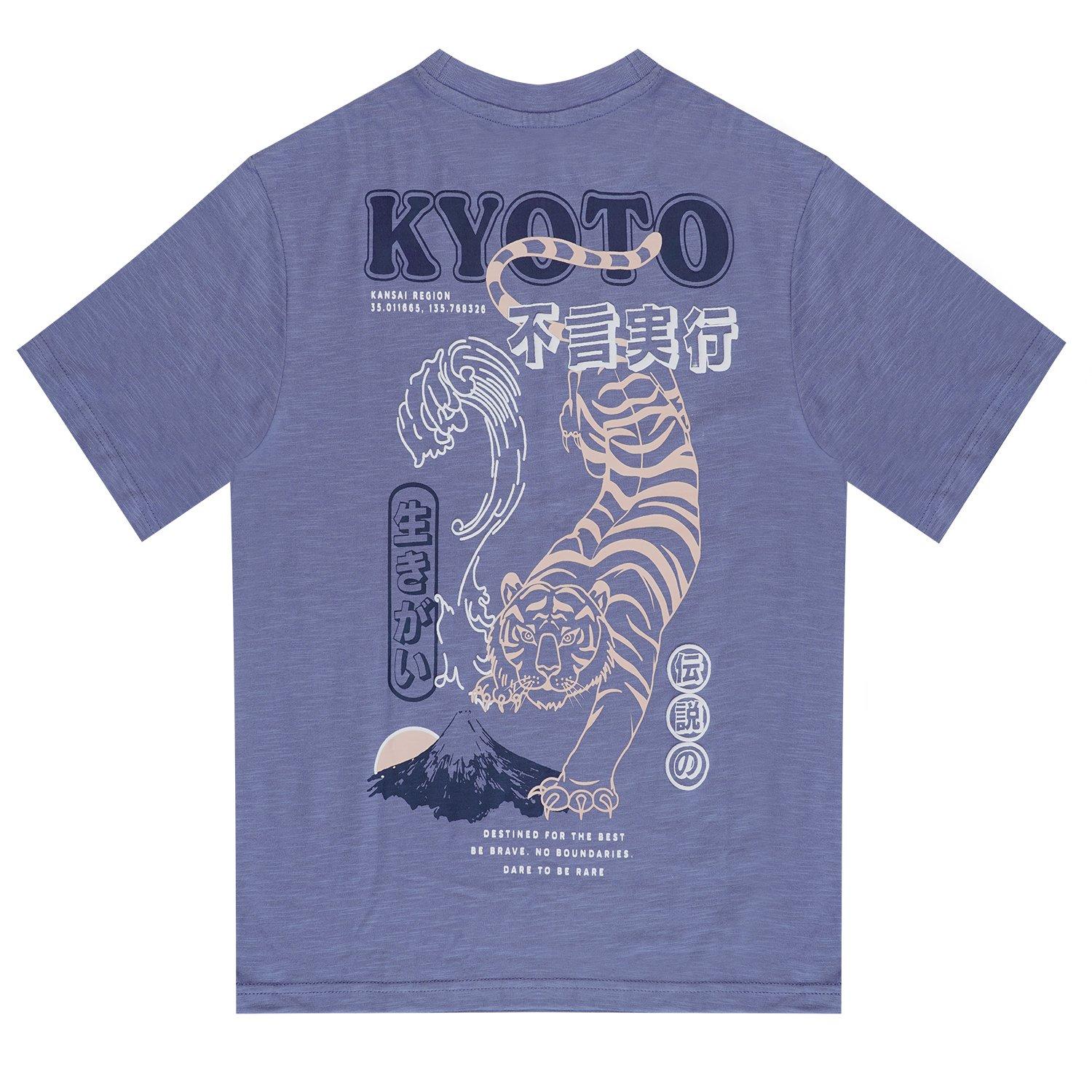 Bleu/Multi - Firetrap - Japan Pack Regular Fit T-Shirt - 3