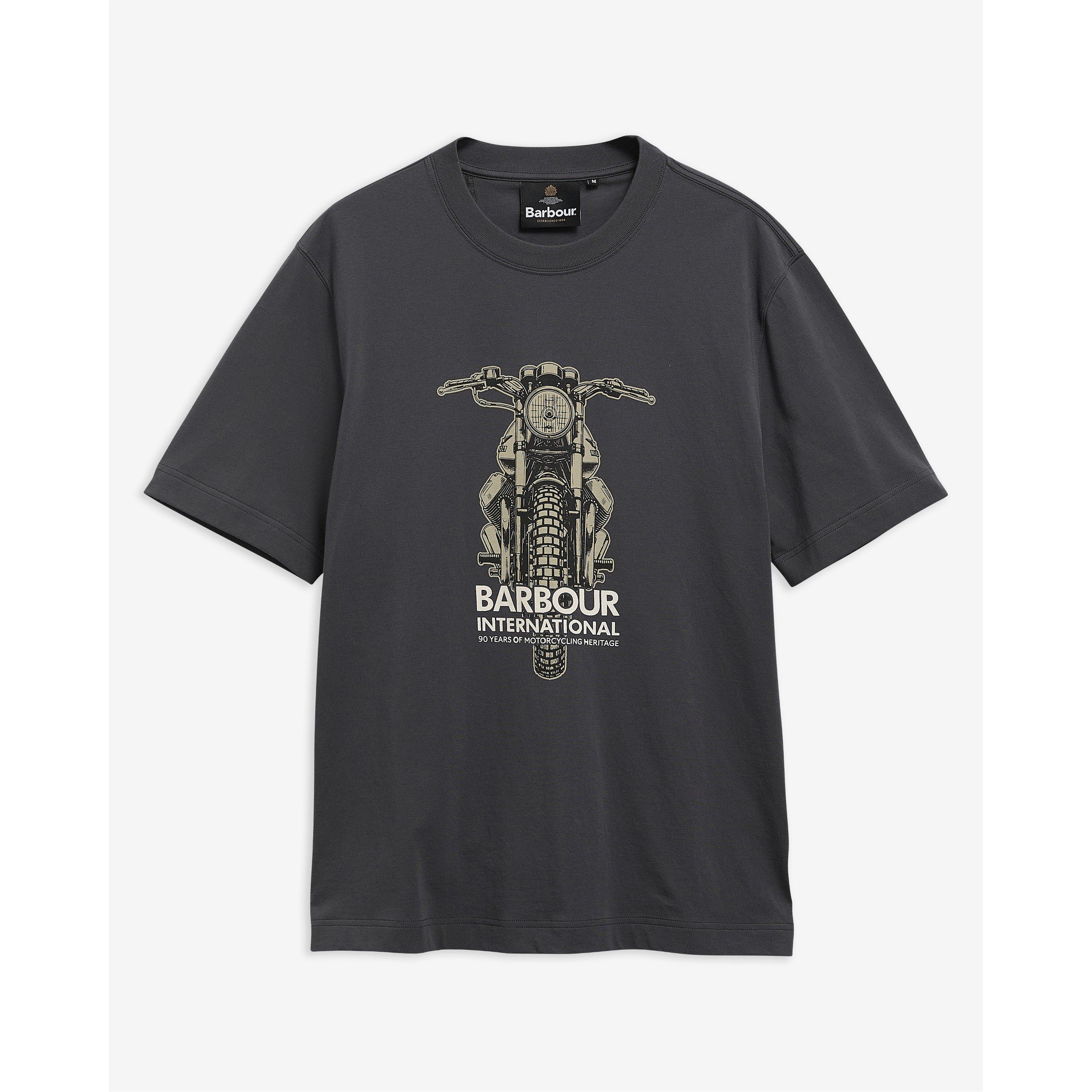 Asphalt GY75 - Barbour International - B.Int Causey Graph T Sn64 - 2