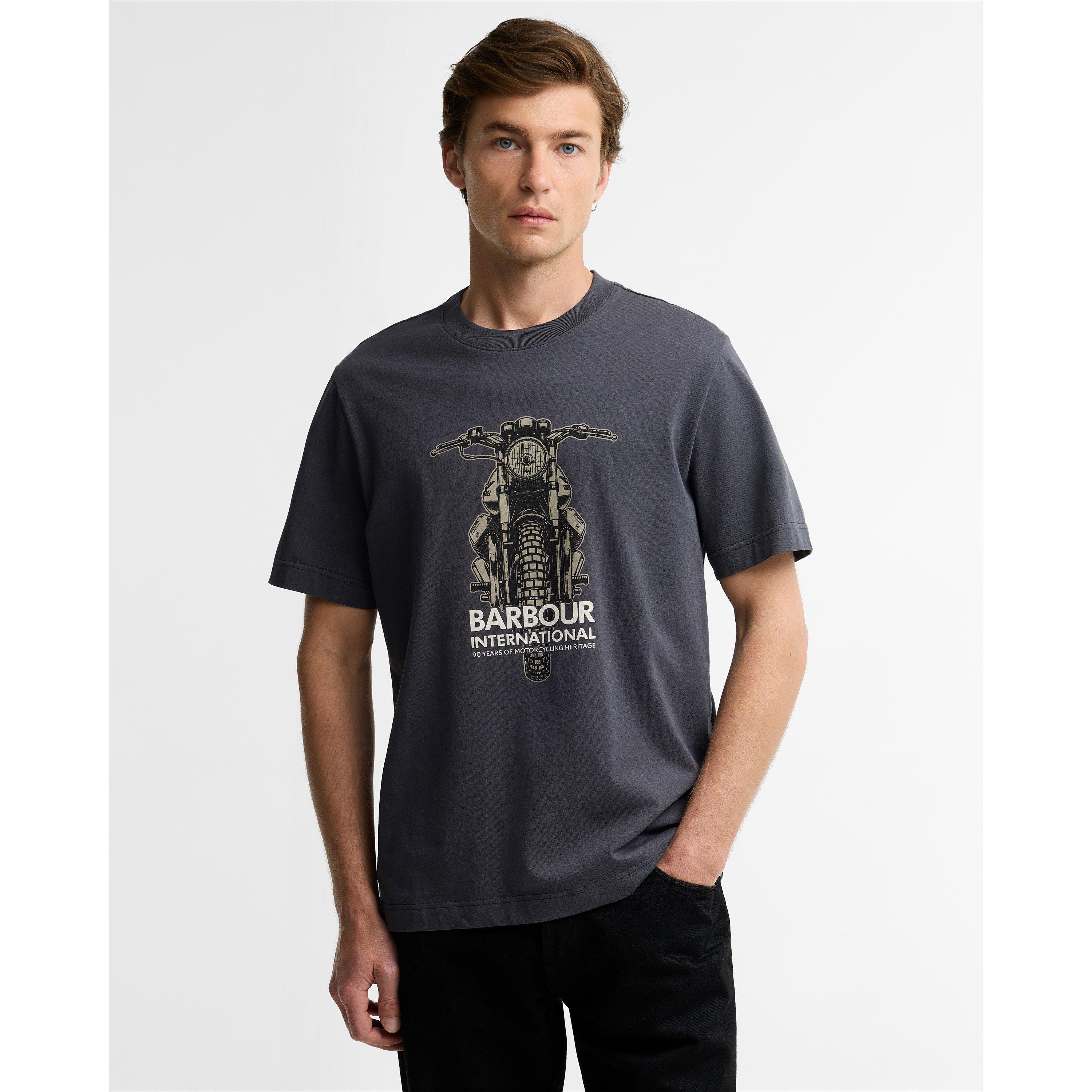 Asphalt GY75 - Barbour International - B.Int Causey Graph T Sn64 - 3