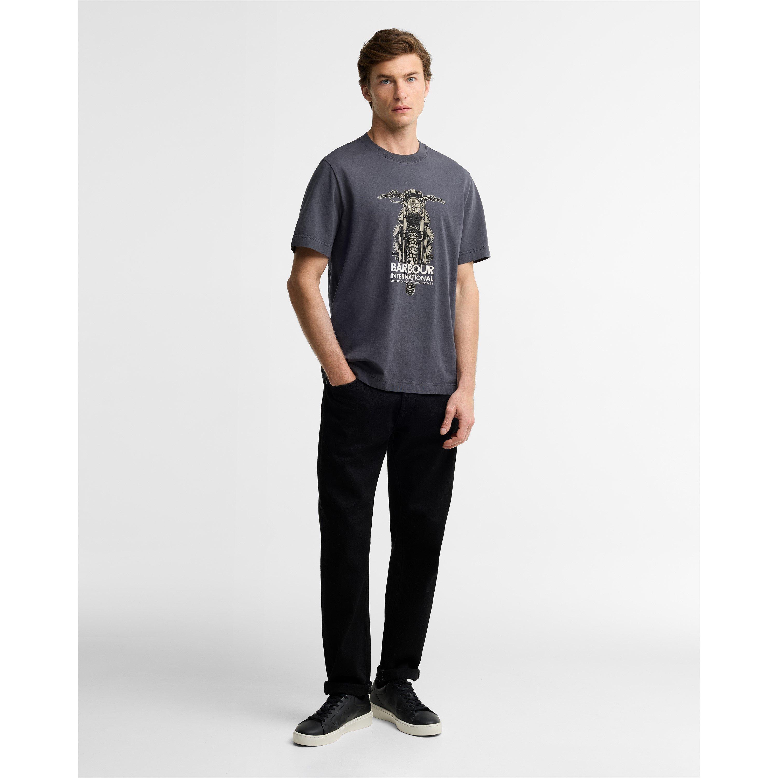 Asphalt GY75 - Barbour International - B.Int Causey Graph T Sn64 - 7