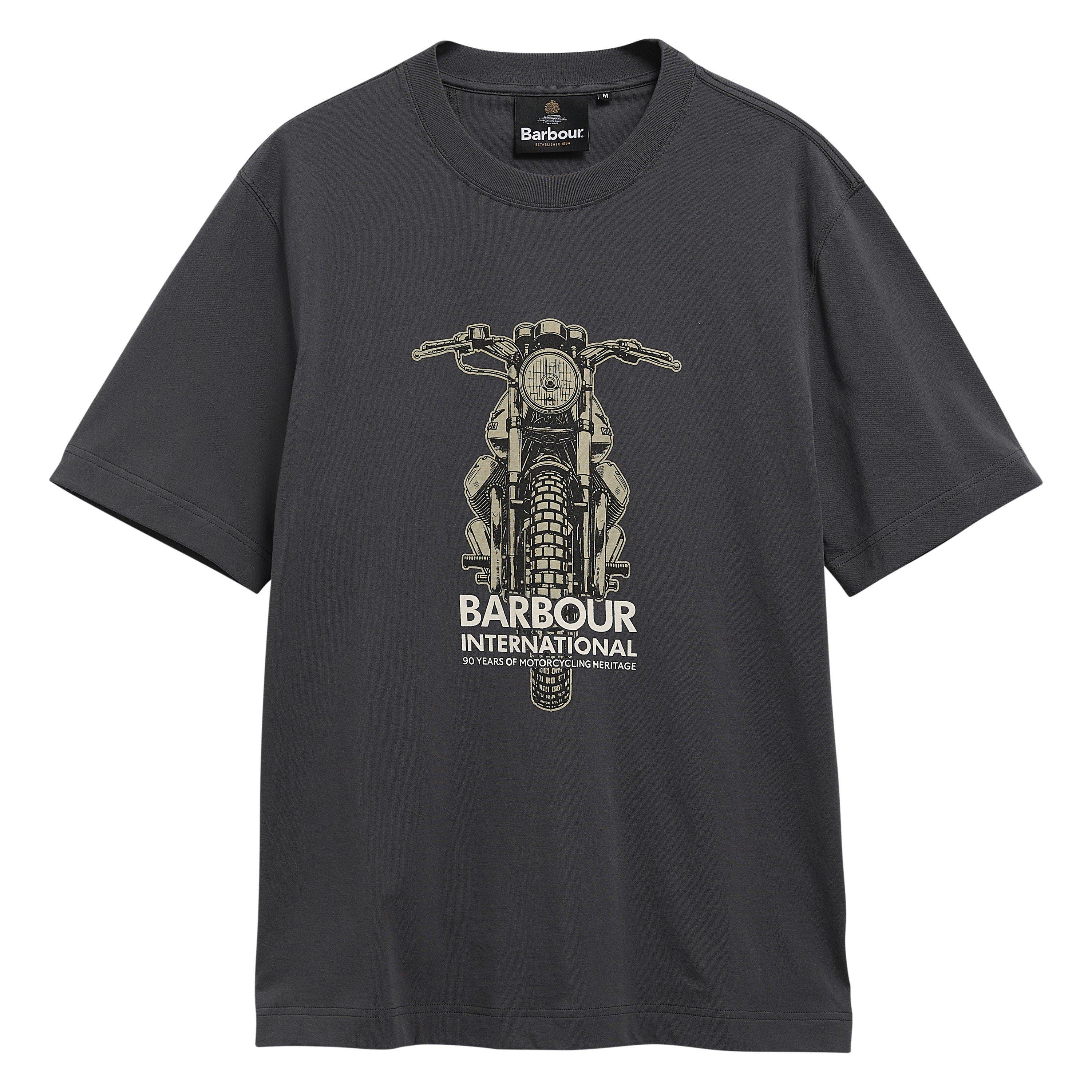 Asphalt GY75 - Barbour International - B.Int Causey Graph T Sn64 - 8