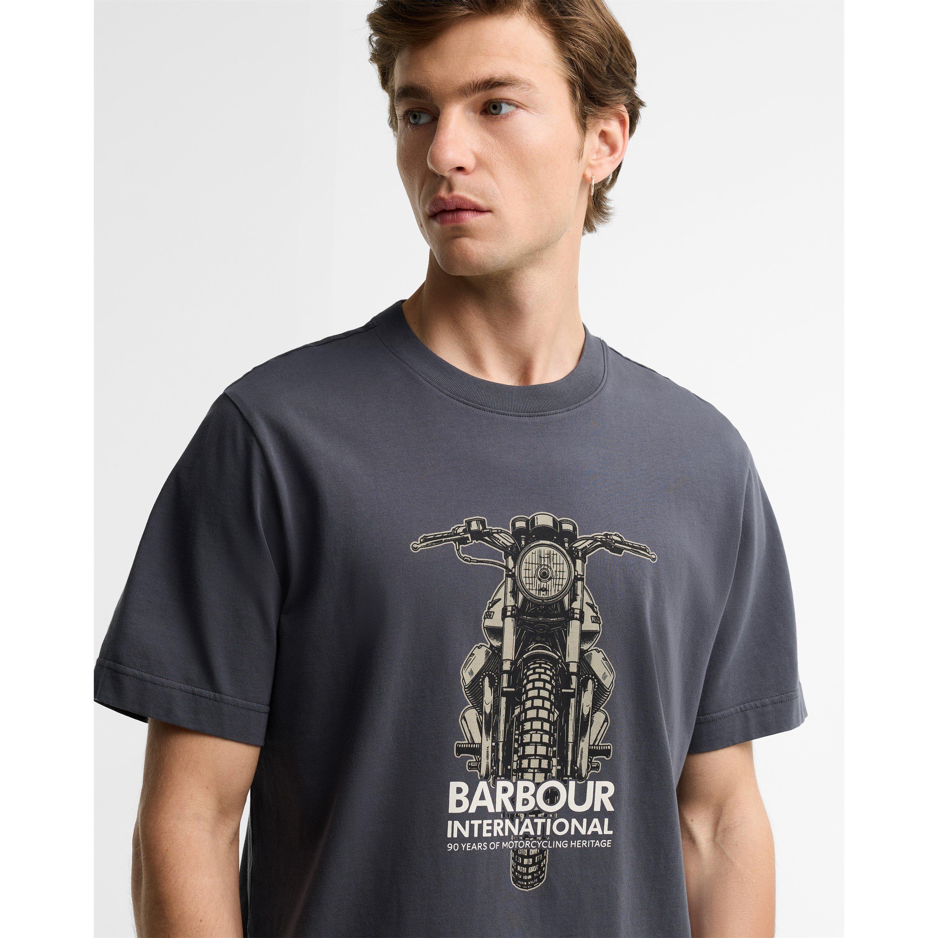 Asphalt GY75 - Barbour International - B.Int Causey Graph T Sn64 - 9