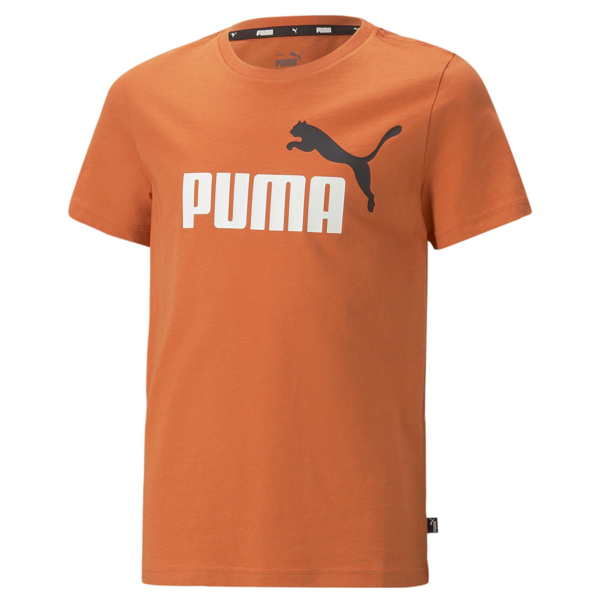 Puma | Essentials Plus | Juniors Fit Regular | Two T Logo Sports T-Shirts MY Tone Shirt Direct