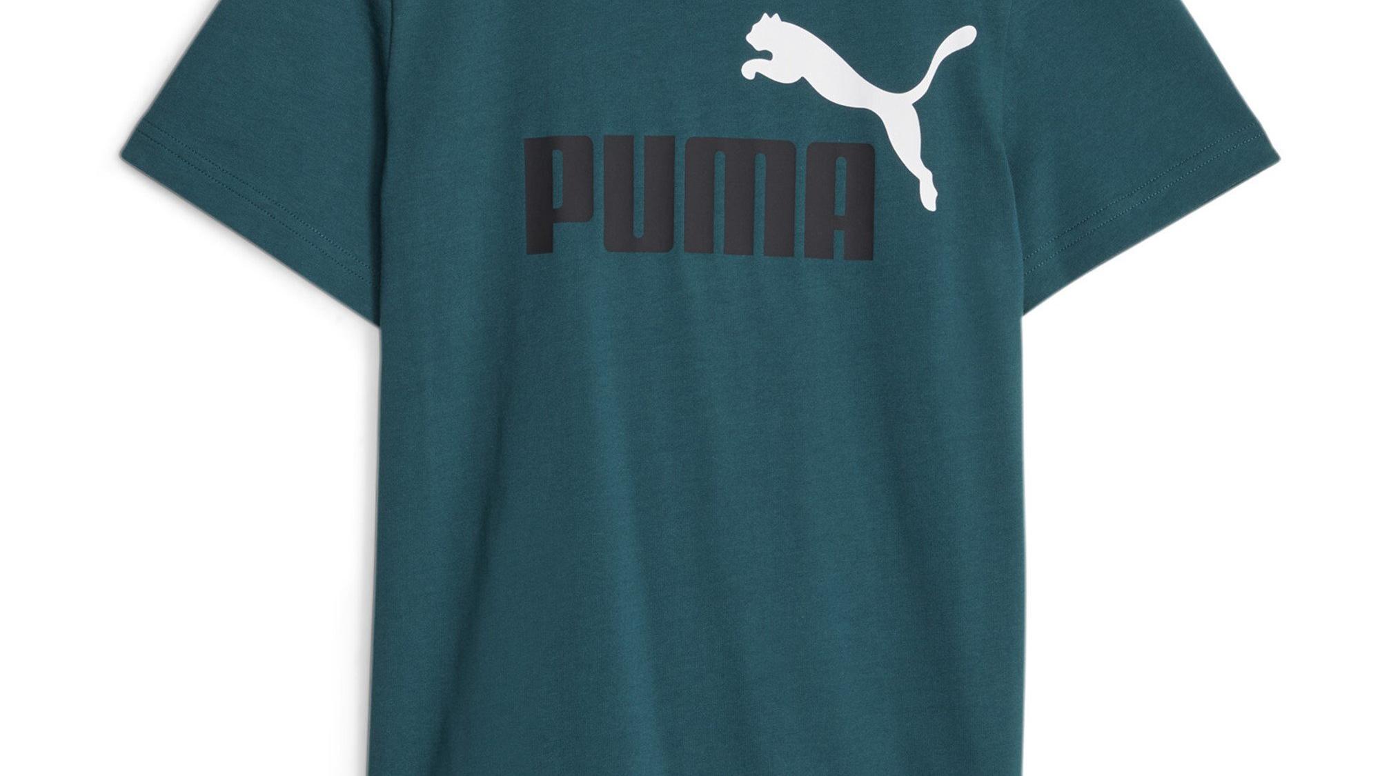 Puma Brand KIDS Girl's PUMA Logo Short Sleeve Crew Neck Sport T-Shirt