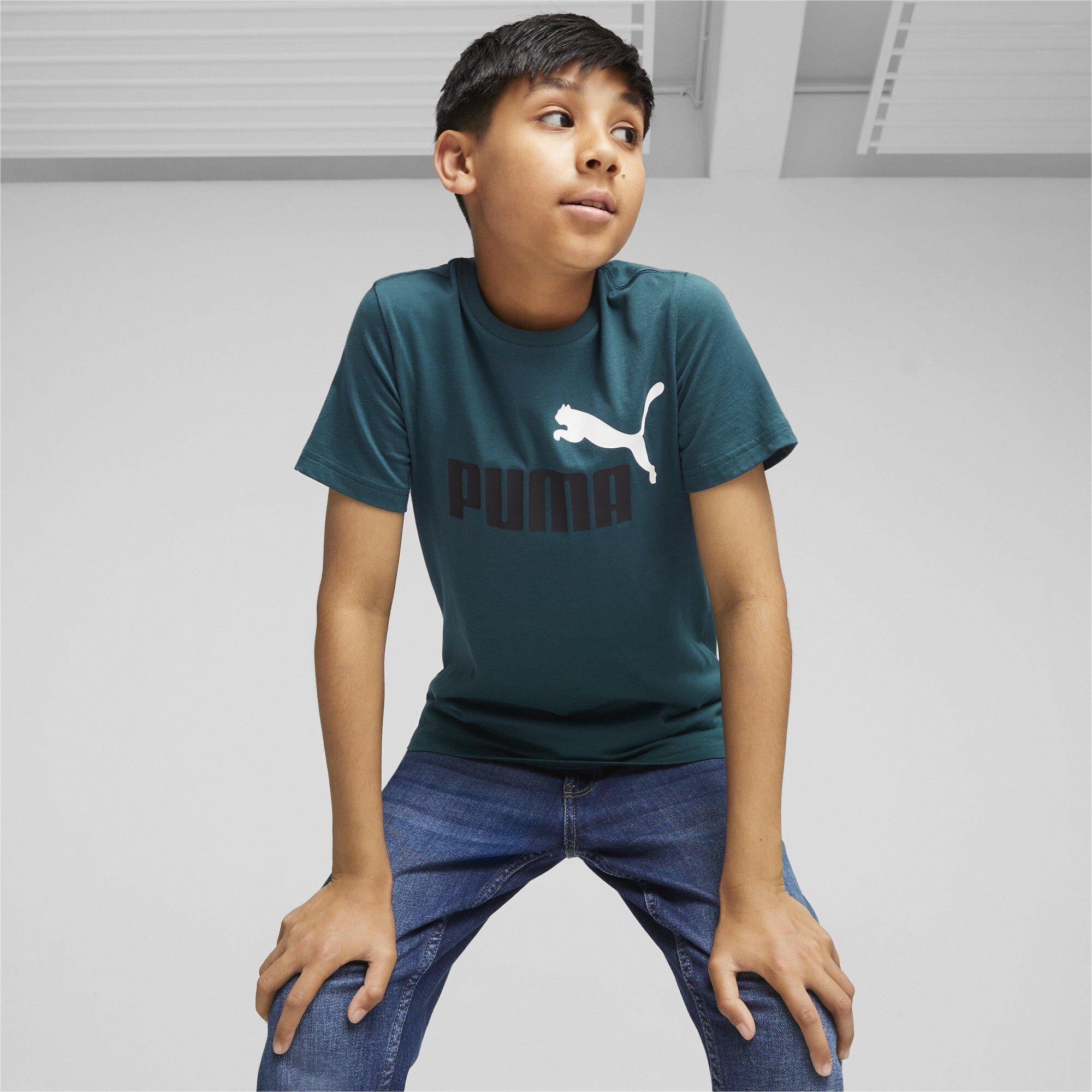 Puma | Essentials Plus Two T Logo Regular Sports Shirt T-Shirts Direct | Tone Juniors Fit | MY