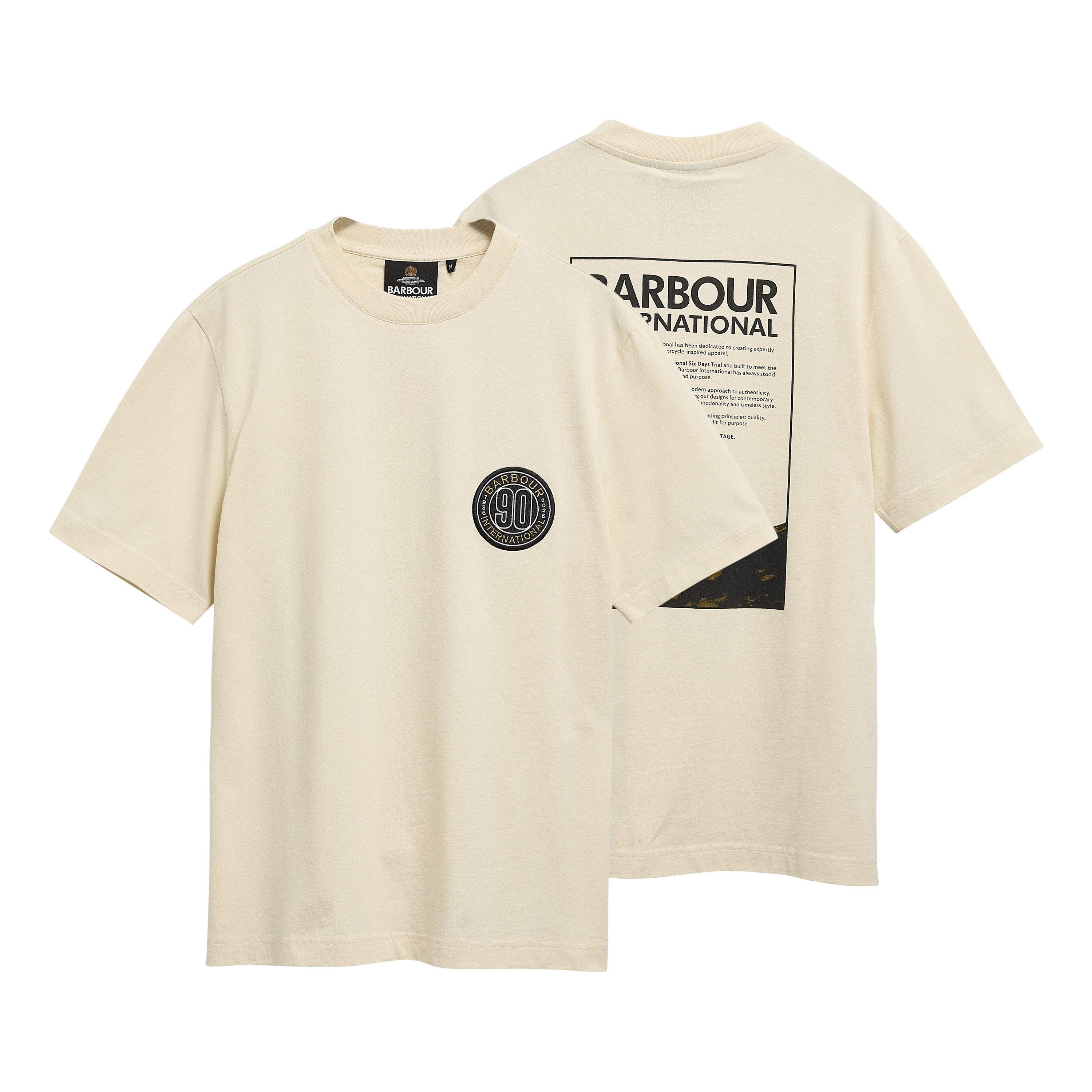 Barbour International Men's B.int 90Th Ann T Sn64 - Chalk St13 - M