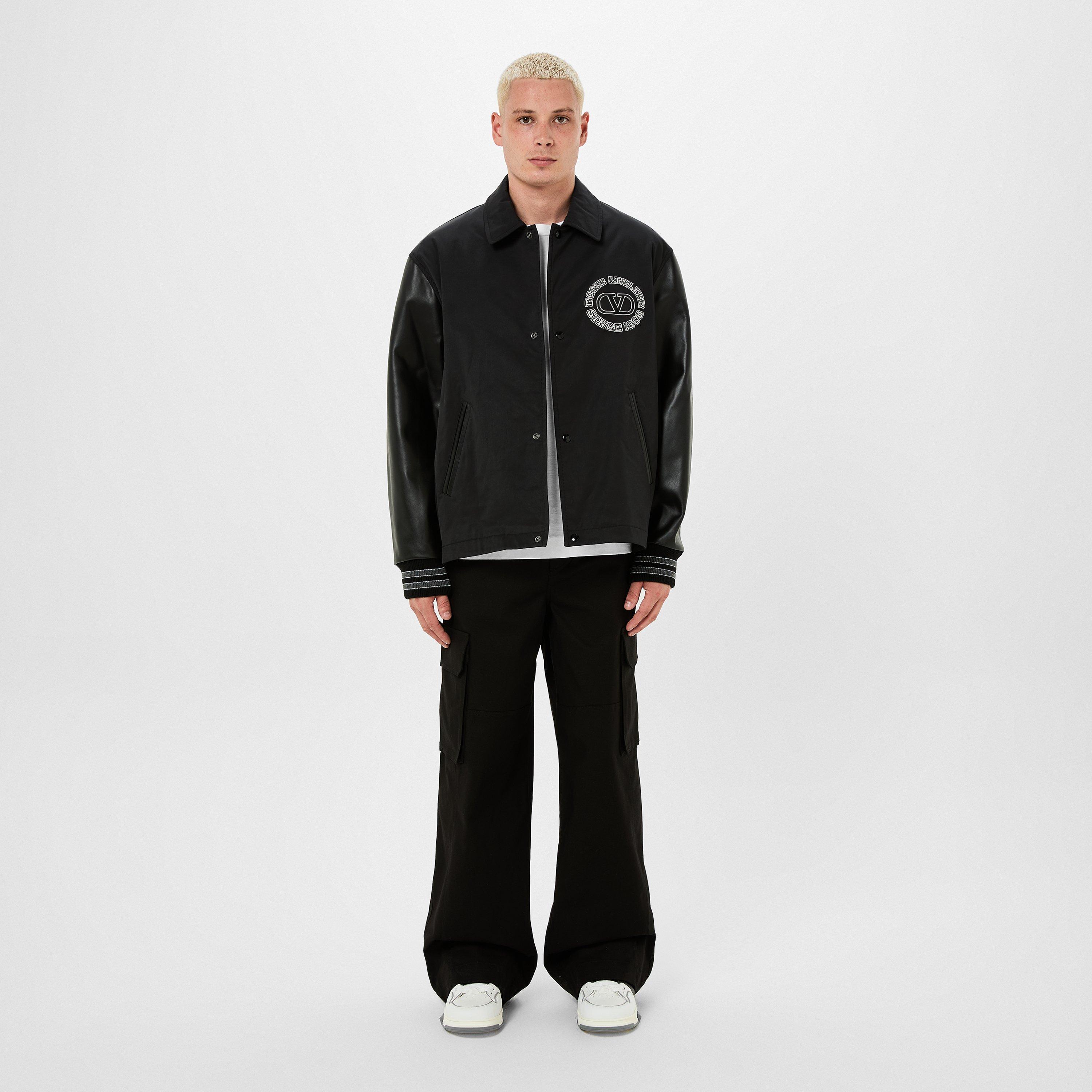 White - Valentino - Logo Appliqued T-Shirt - 4