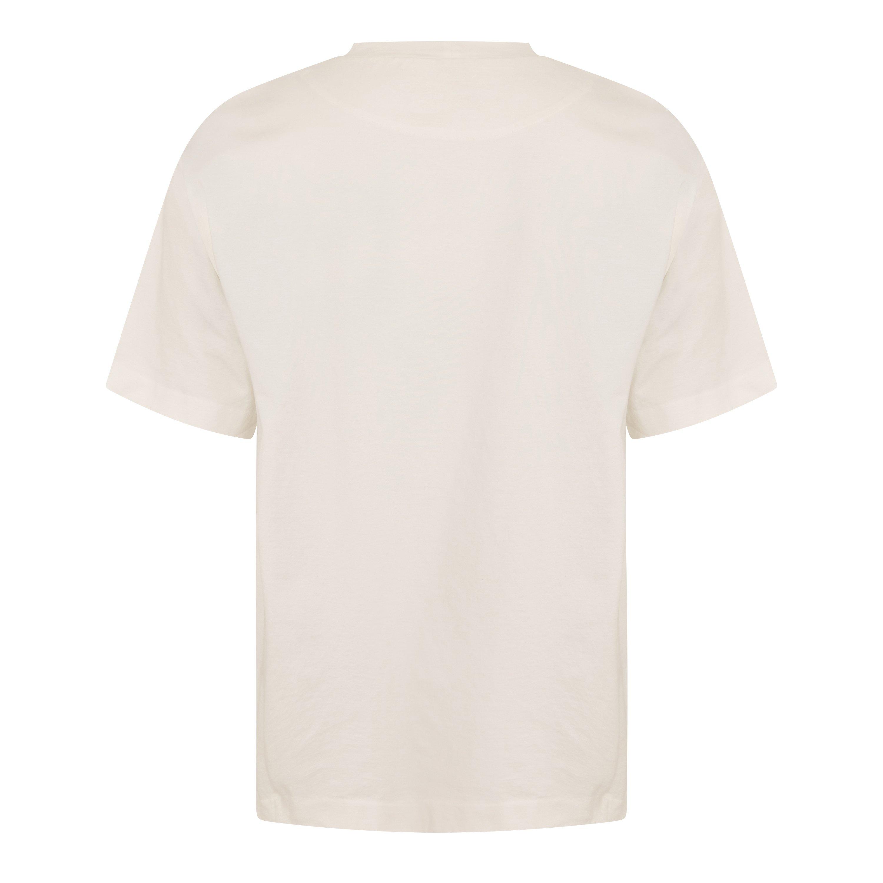 Gauze White 103 - Massimo Osti Studio - Men's Short Sleeve Mercerised T-Shirt - 2