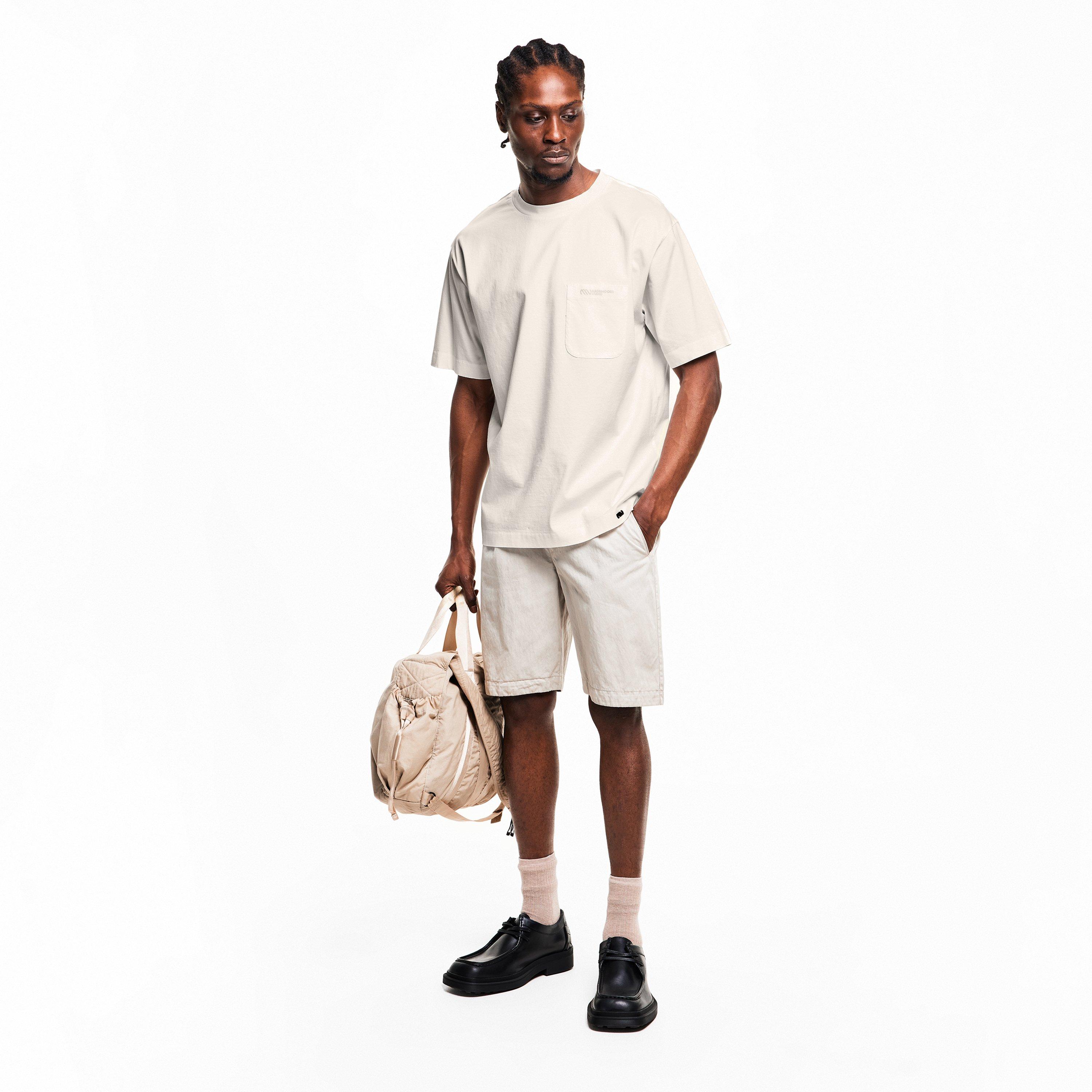 Gauze White 103 - Massimo Osti Studio - Men's Short Sleeve Mercerised T-Shirt - 6