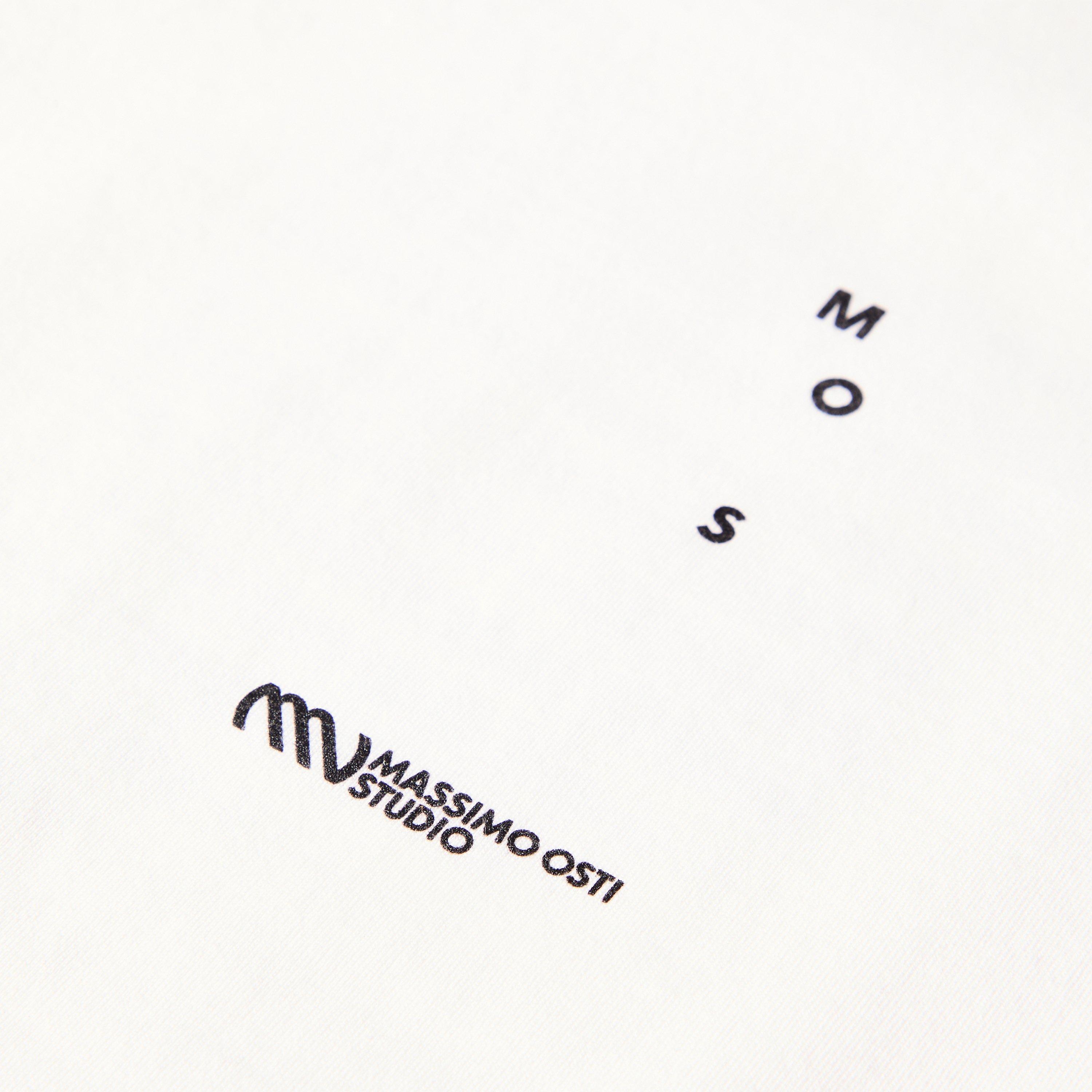 Gauze White 103 - Massimo Osti Studio - Men's Short Sleeve Mercerised T-Shirt - 5