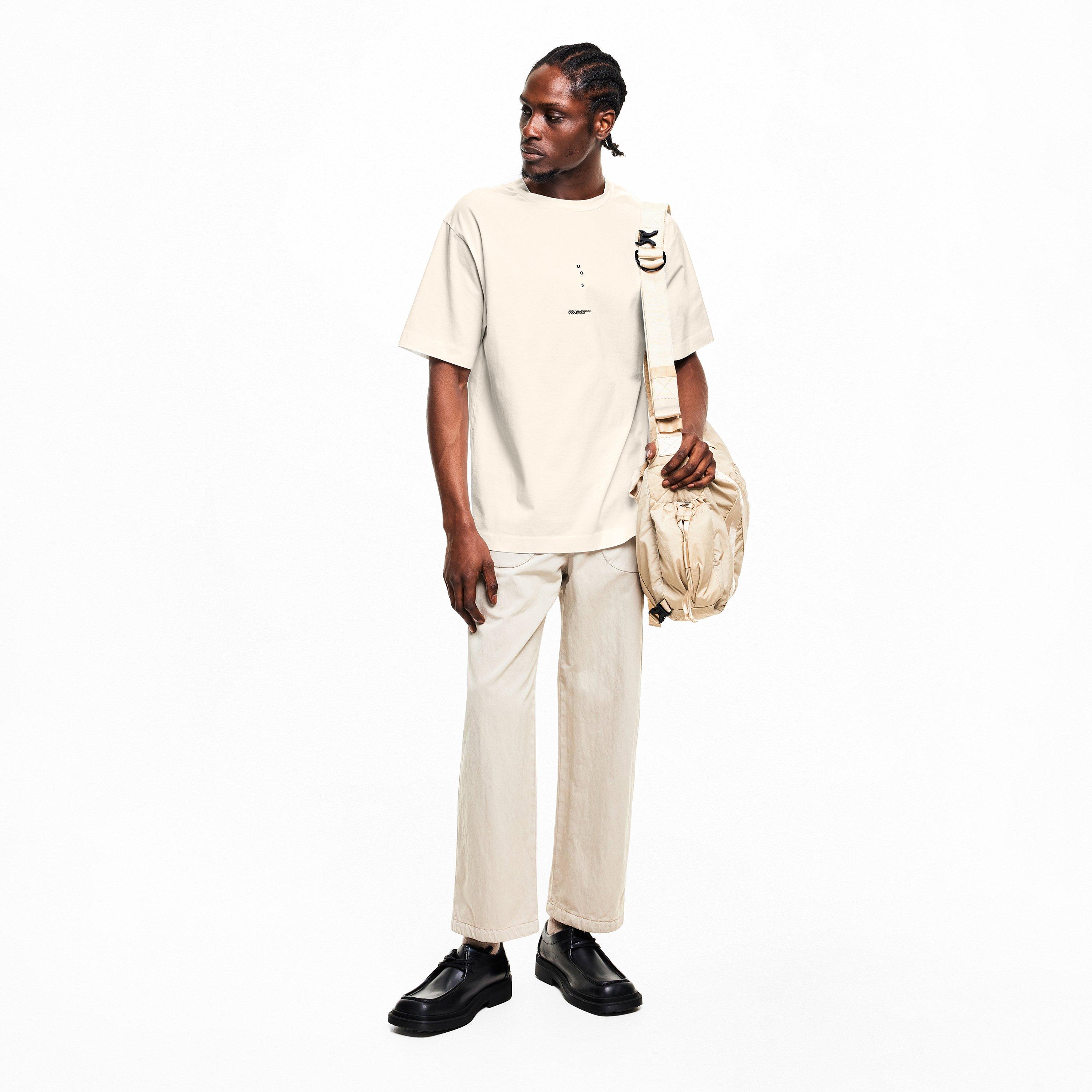 Gauze White 103 - Massimo Osti Studio - Men's Short Sleeve Mercerised T-Shirt - 6