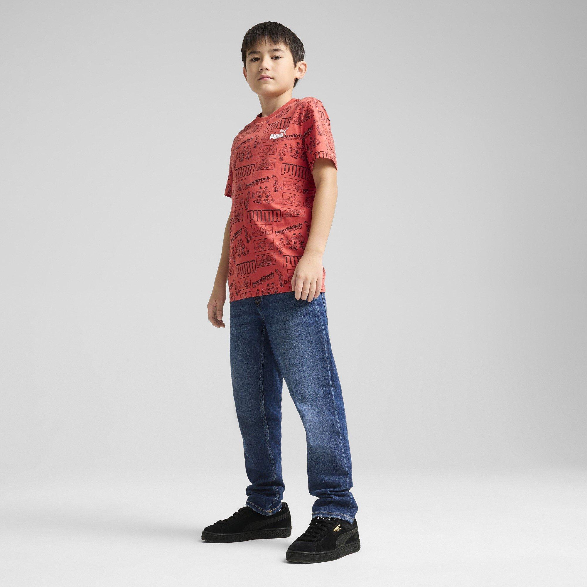 Red - Puma - Mid 90s AOP Tee Jn99 - 5