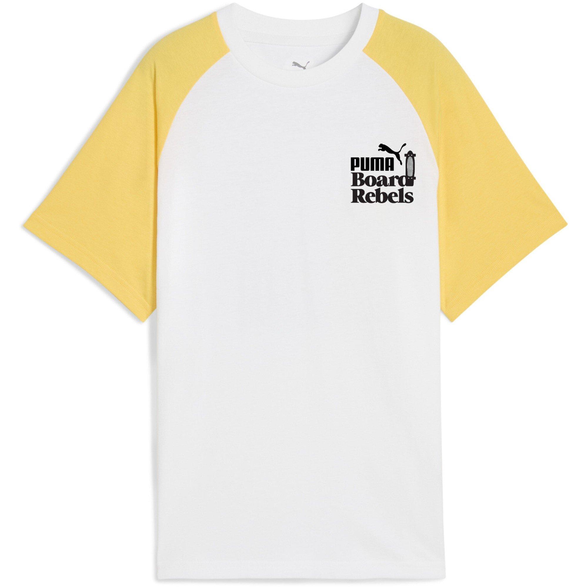 White/Yellow - Puma - Mid 90s Graphic Junior Tee II - 1