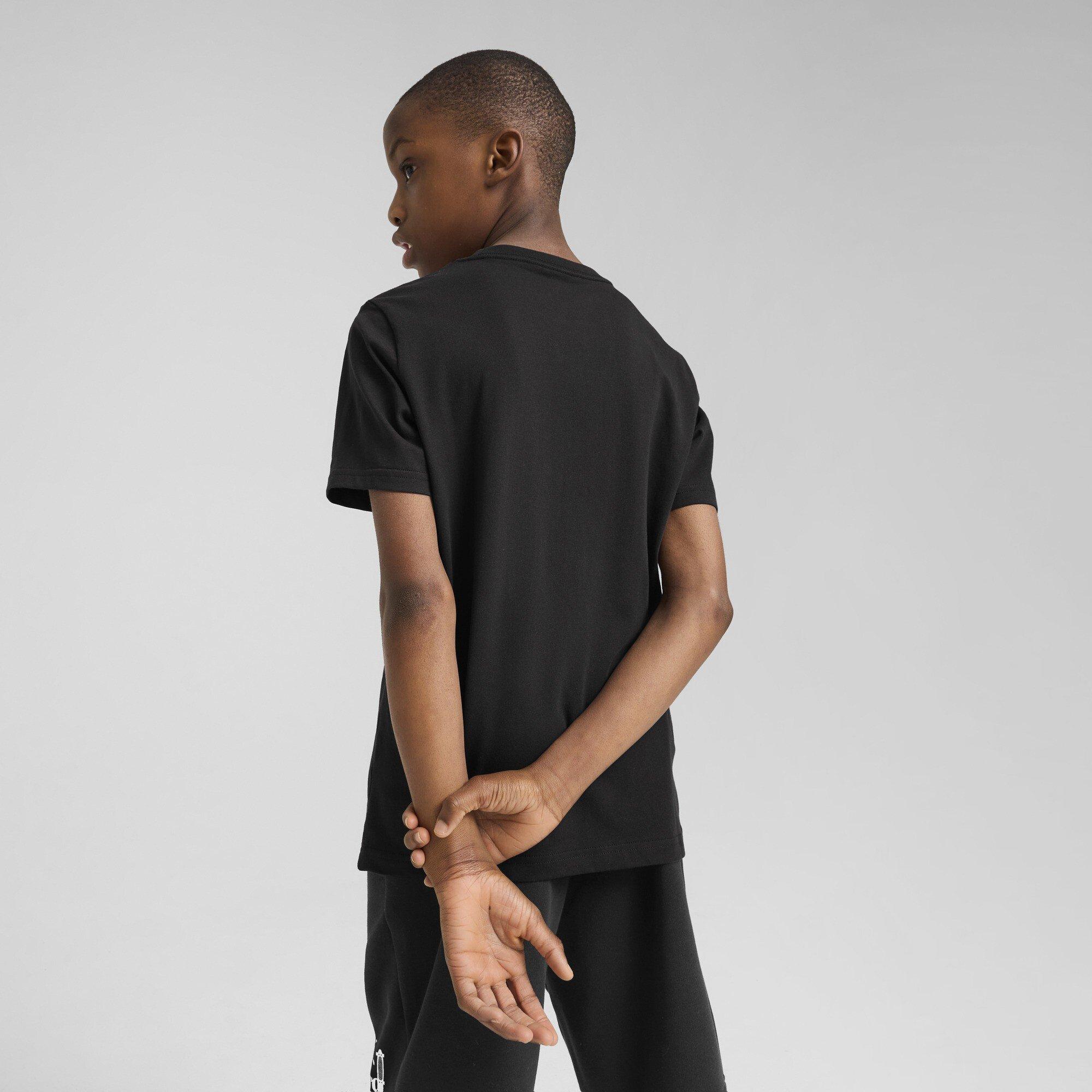 Black/Yellow - Puma - Mid 90s Graphic Juniors Tee - 4