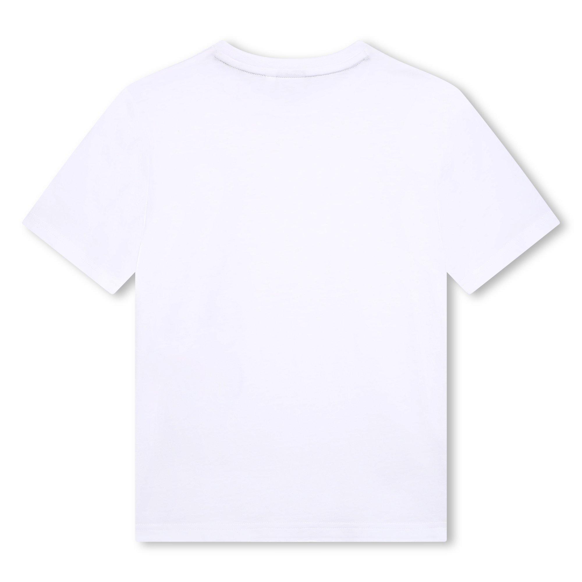 White 10P - Boss - Kids Side Logo T-Shirt, Logo Design - 2