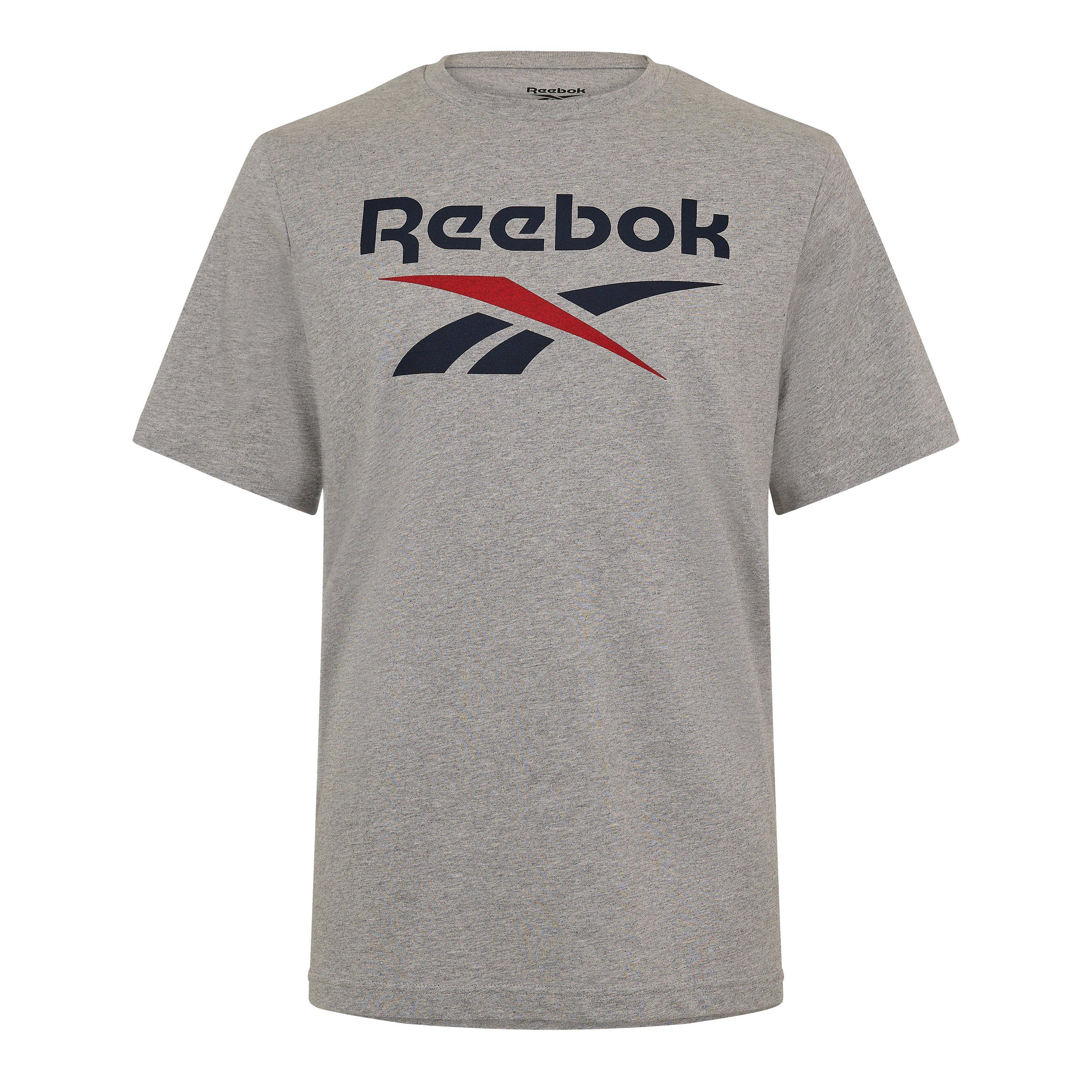 Reebok Men's Identity Big Logo T-Shirt - Mgreyh/Vecnav - S