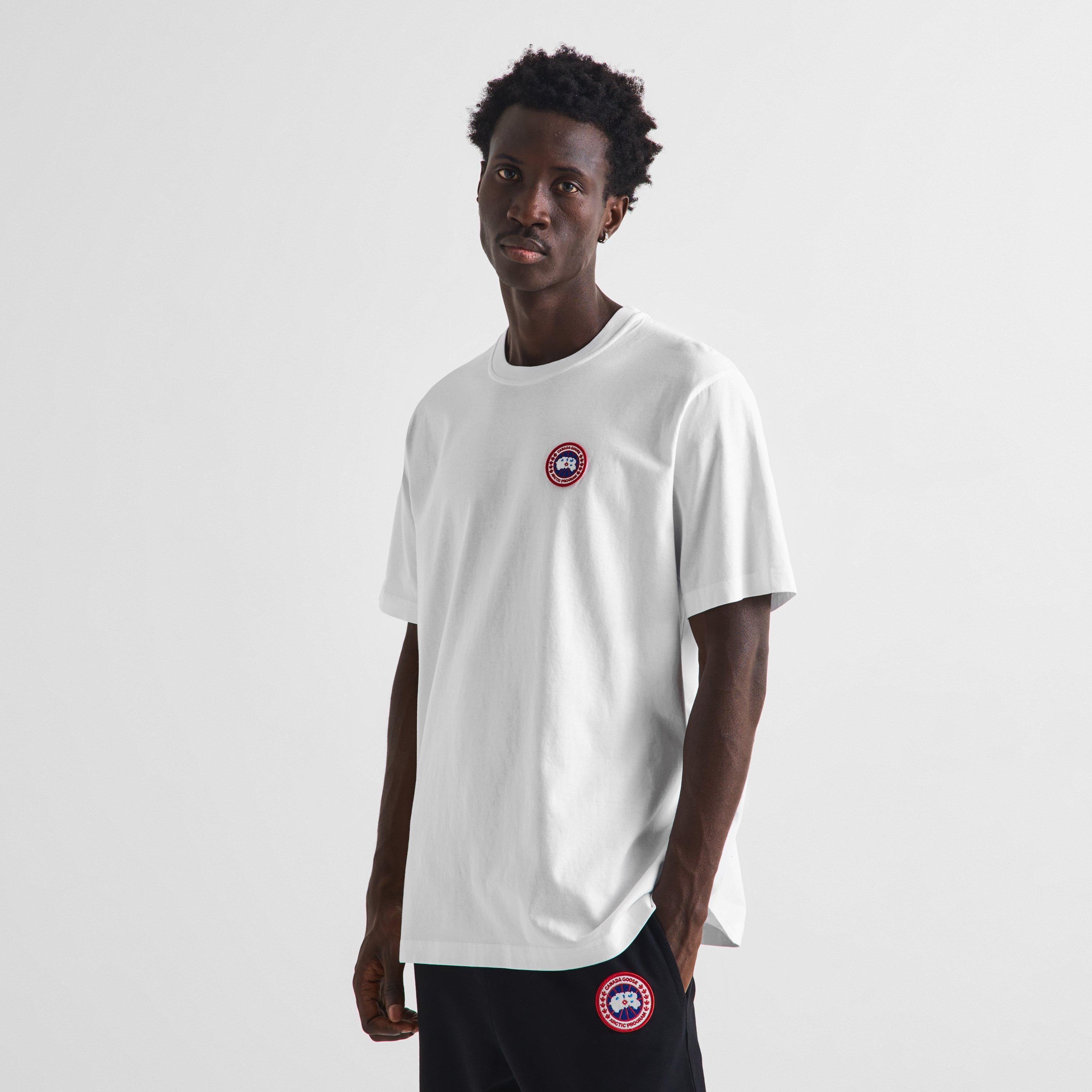 White 9227 - Canada Goose - Men's Ocra Badge Cotton T-Shirt - 3
