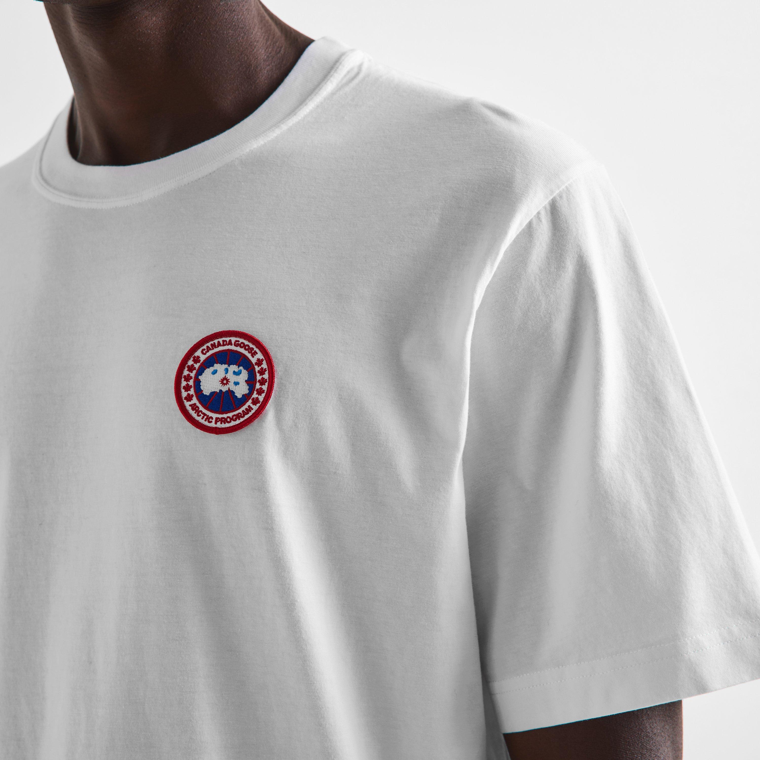 White 9227 - Canada Goose - Men's Ocra Badge Cotton T-Shirt - 5