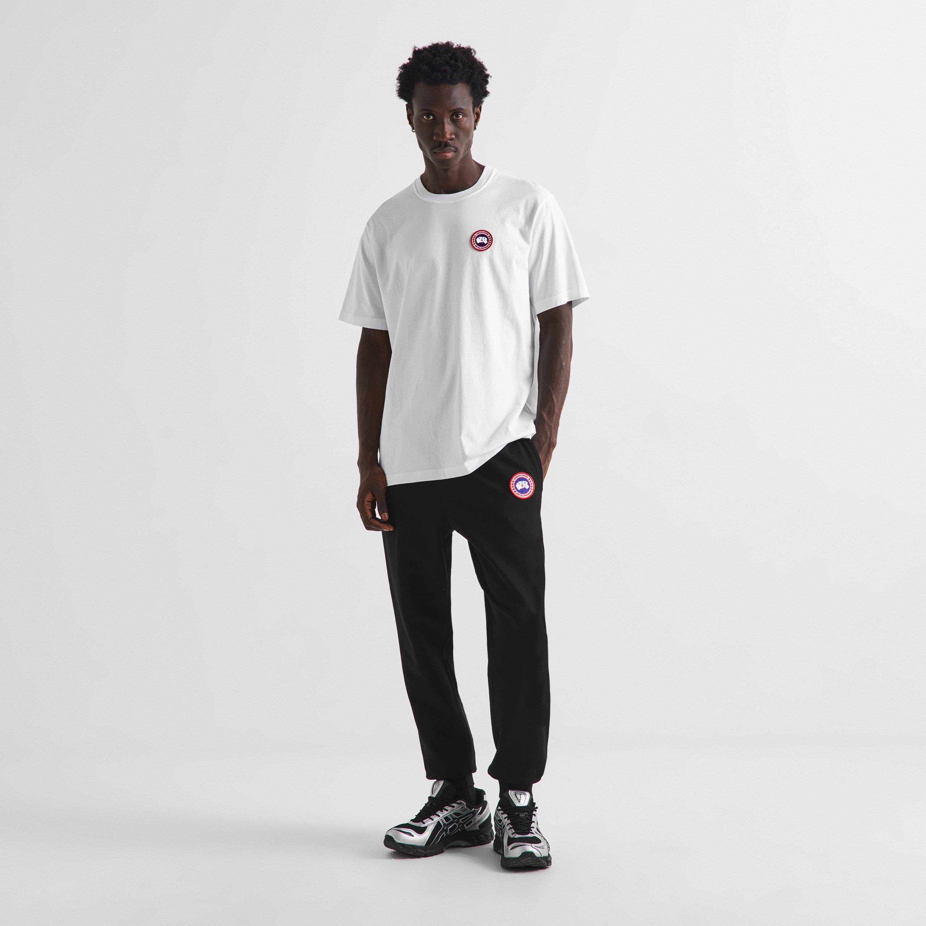 White 9227 - Canada Goose - Men's Ocra Badge Cotton T-Shirt - 6