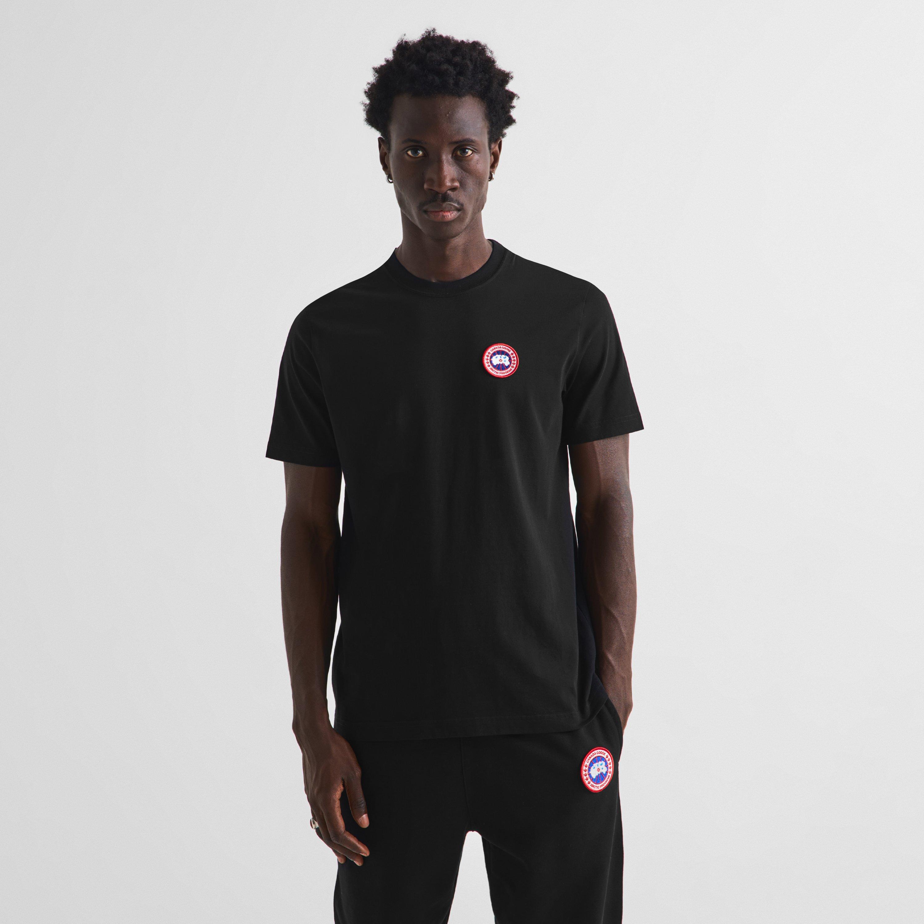Black 9061 - Canada Goose - Men's Ocra Badge Cotton T-Shirt - 3