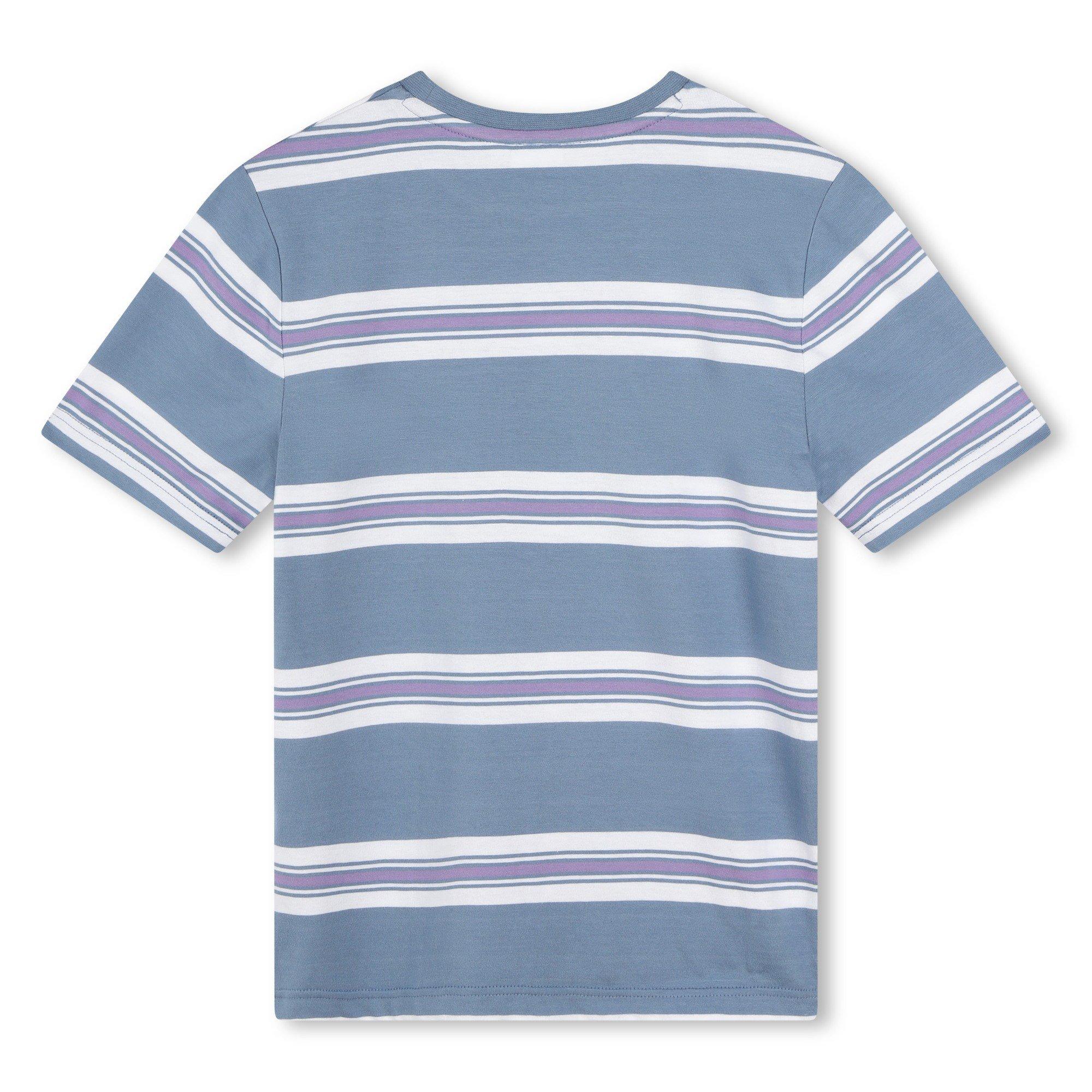 Med Grey 049 - Boss - Kids Stripe Design T-Shirt - 2