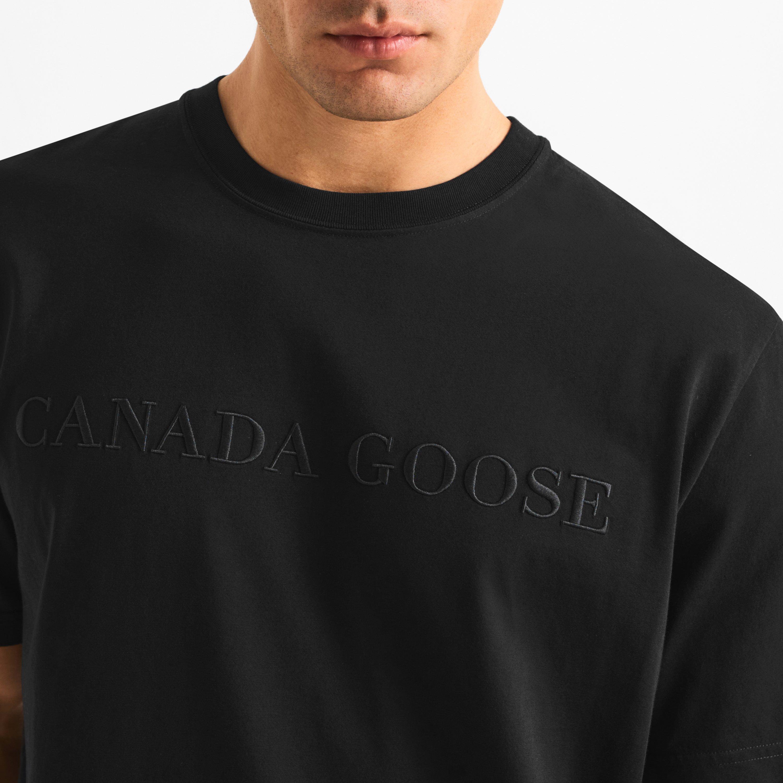 Black 9061 - Canada Goose - Men's Ocra Logo Cotton T-Shirt - 5