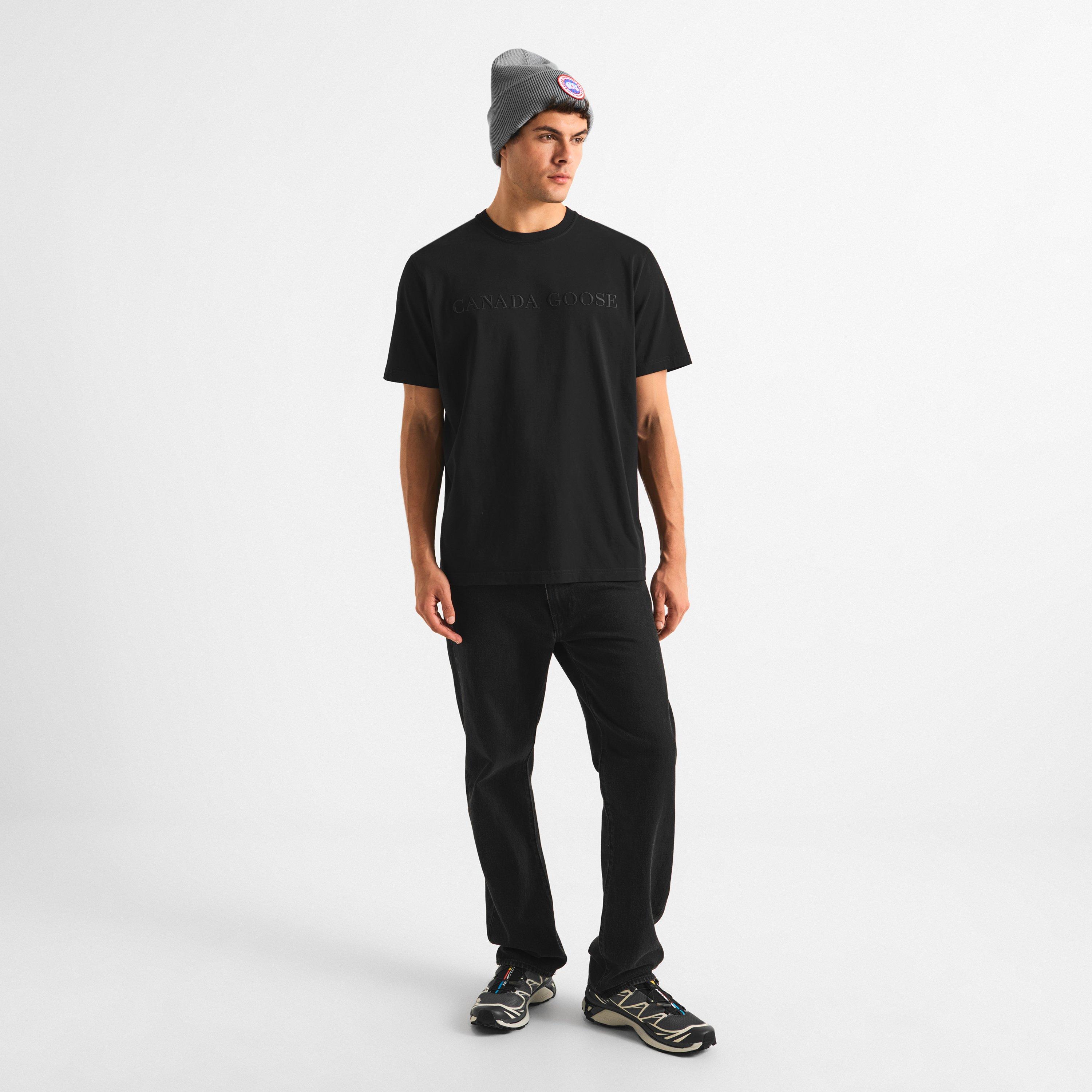 Black 9061 - Canada Goose - Men's Ocra Logo Cotton T-Shirt - 6