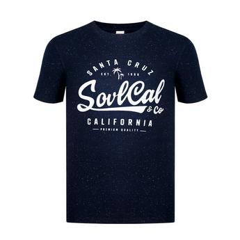 SoulCal Fouquet Madonna T-Shirt Schwarz
