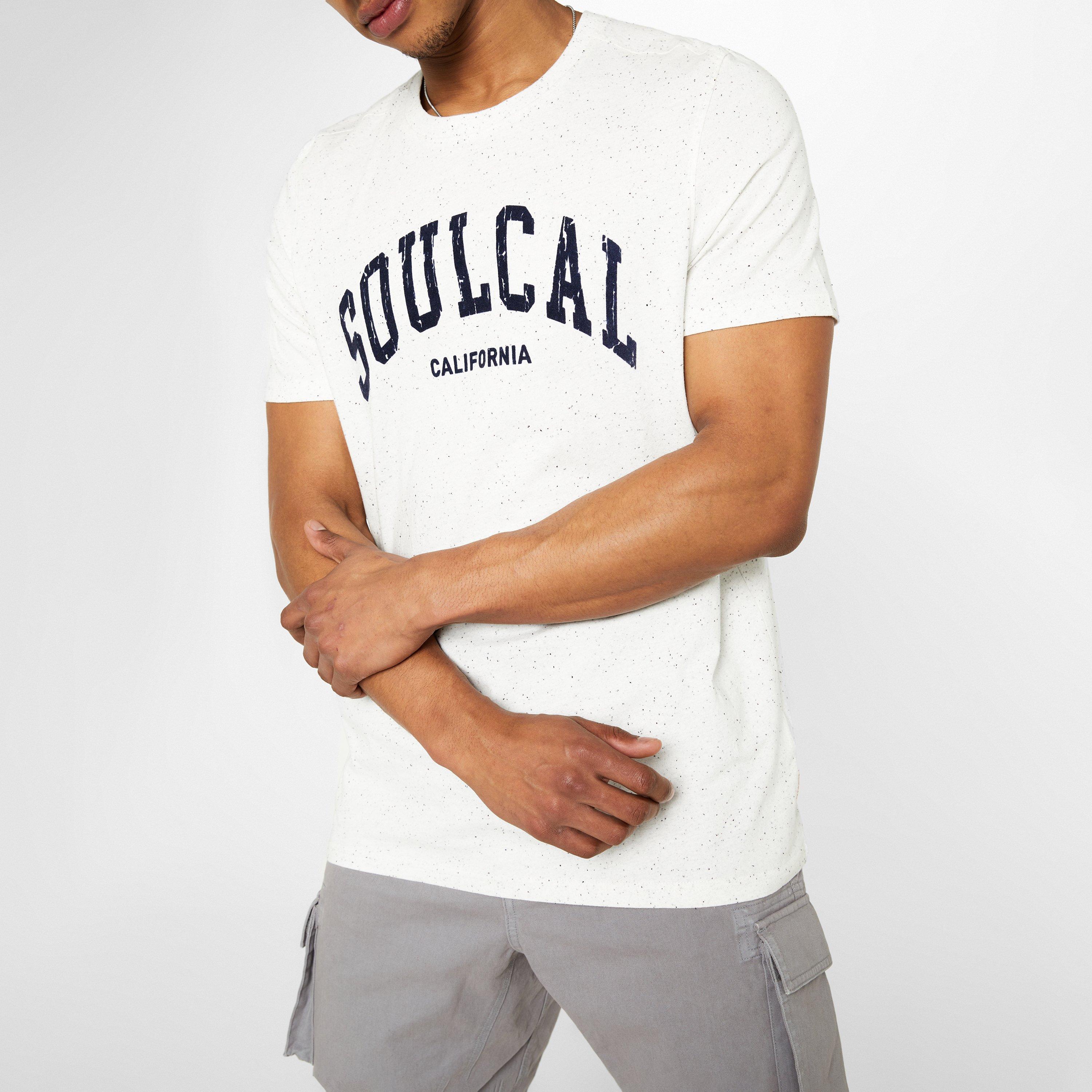 Ecru - SoulCal - Textured Flecked T Shirt - 4