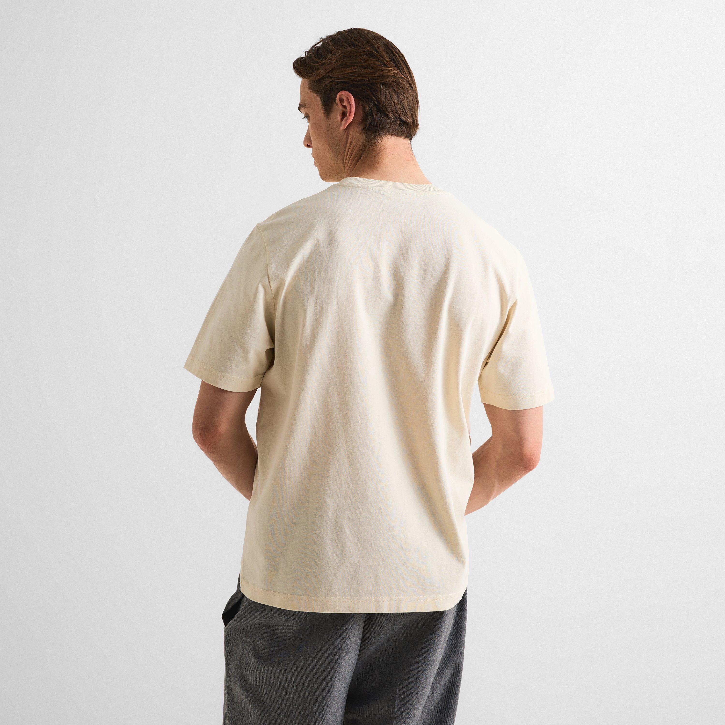 Latte - Maison Kitsune - Men's Double Fox Hooded Comfort T-Shirt - 4