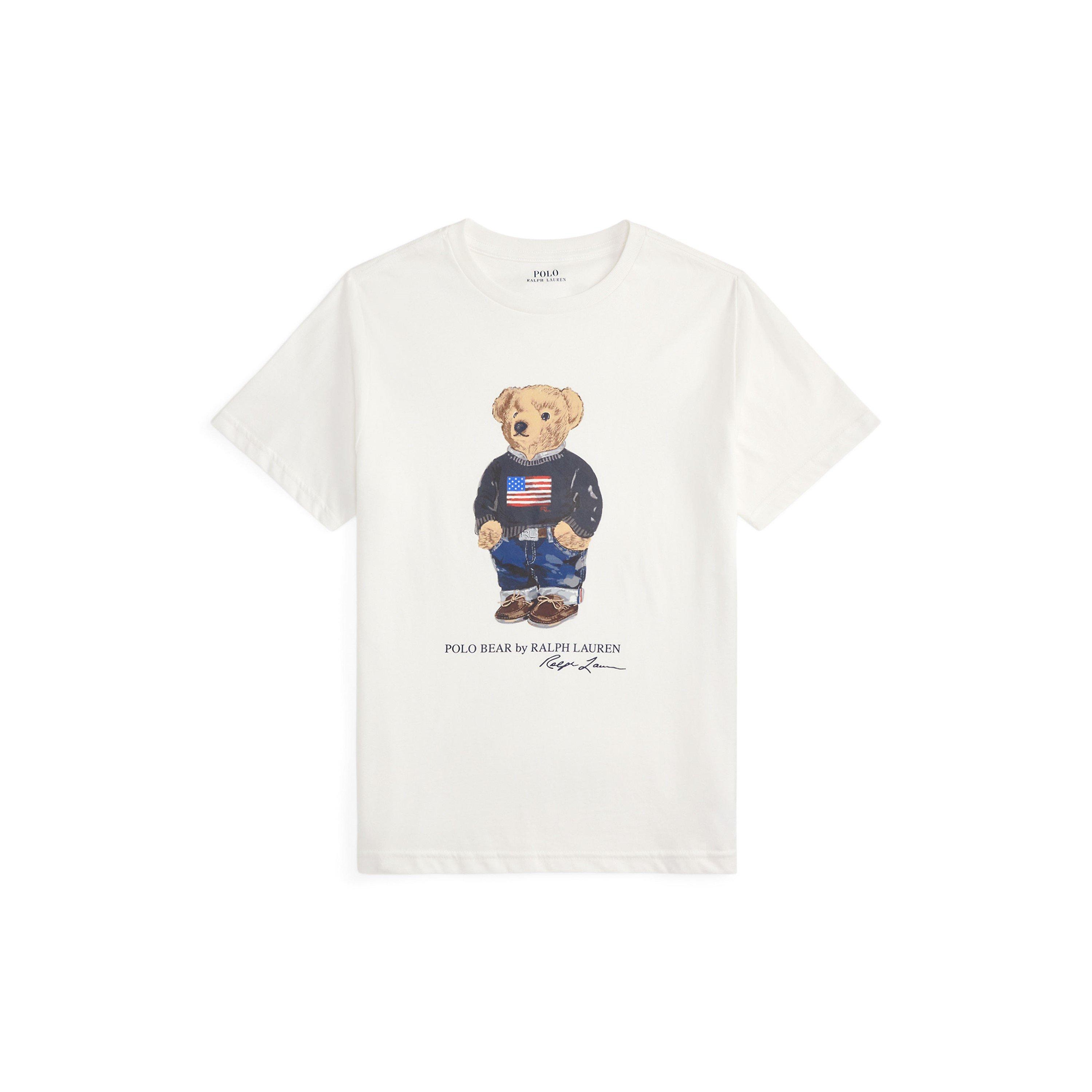 Polo Ralph Lauren Kids' Bear T-Shirt - White Core - Size 7Y/S