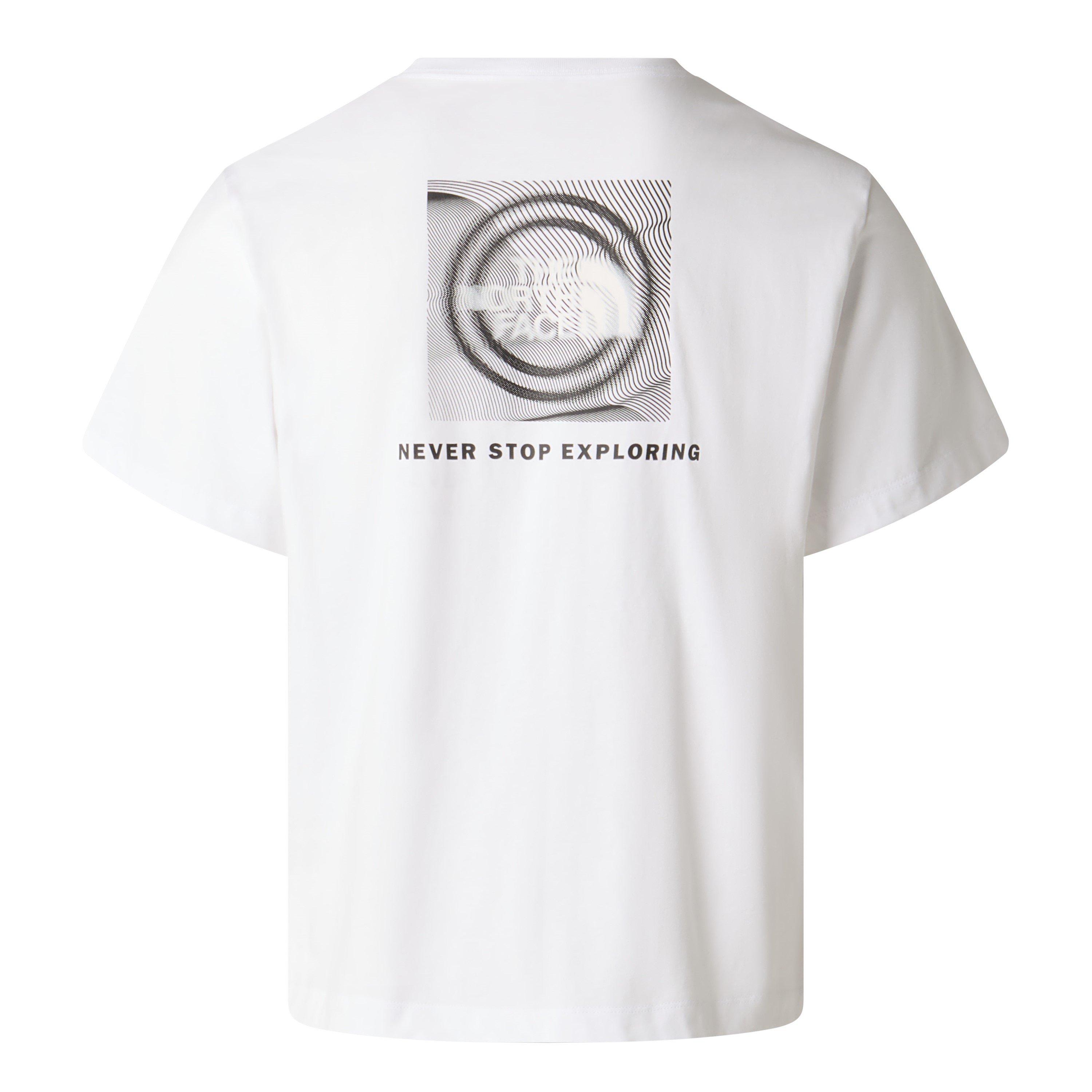 The North Face Men's Tnf Box Nse Tee - Tnf White - Small
