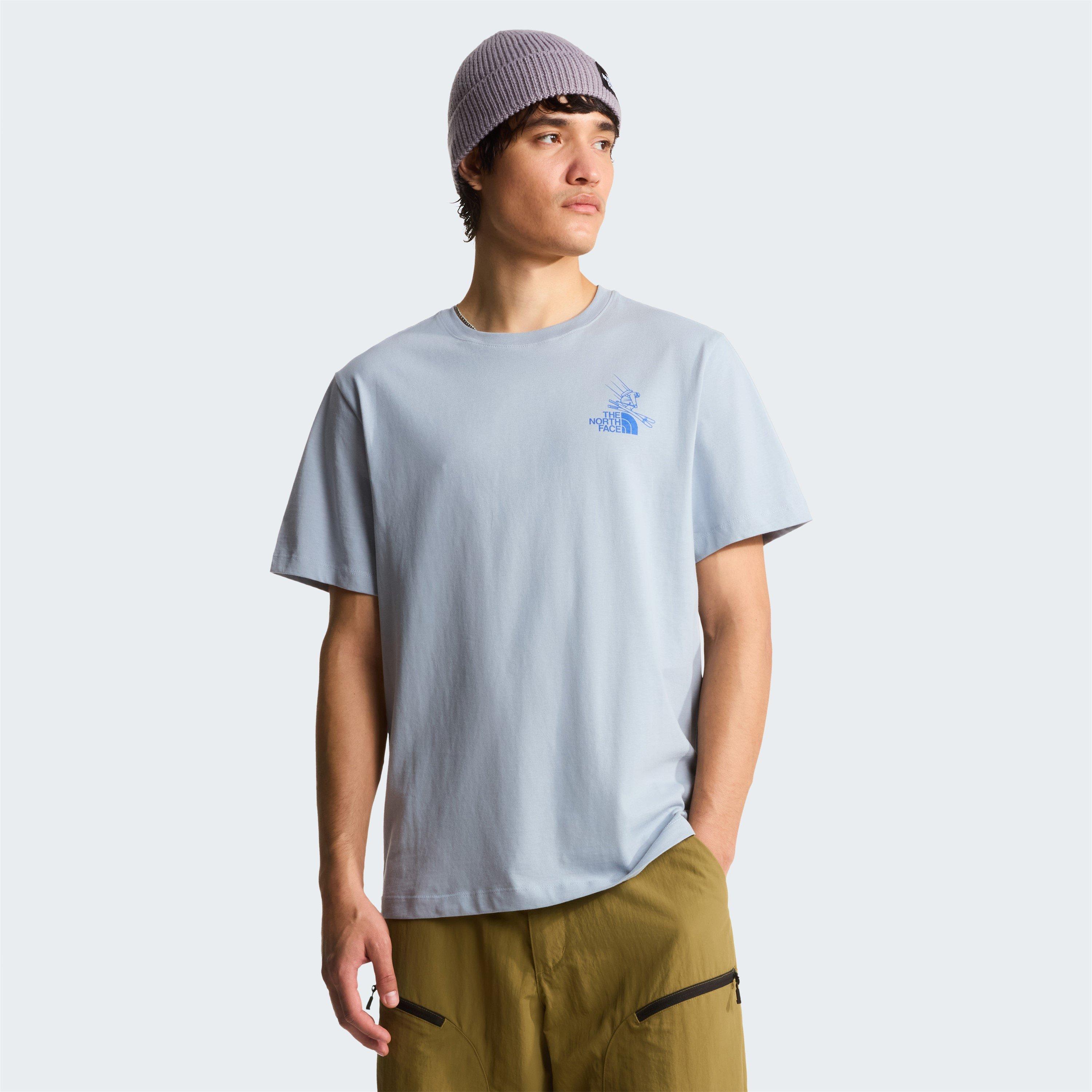 Gris escarcha - The North Face - TNF Mountain Celebration T-Shirt Mens - 3