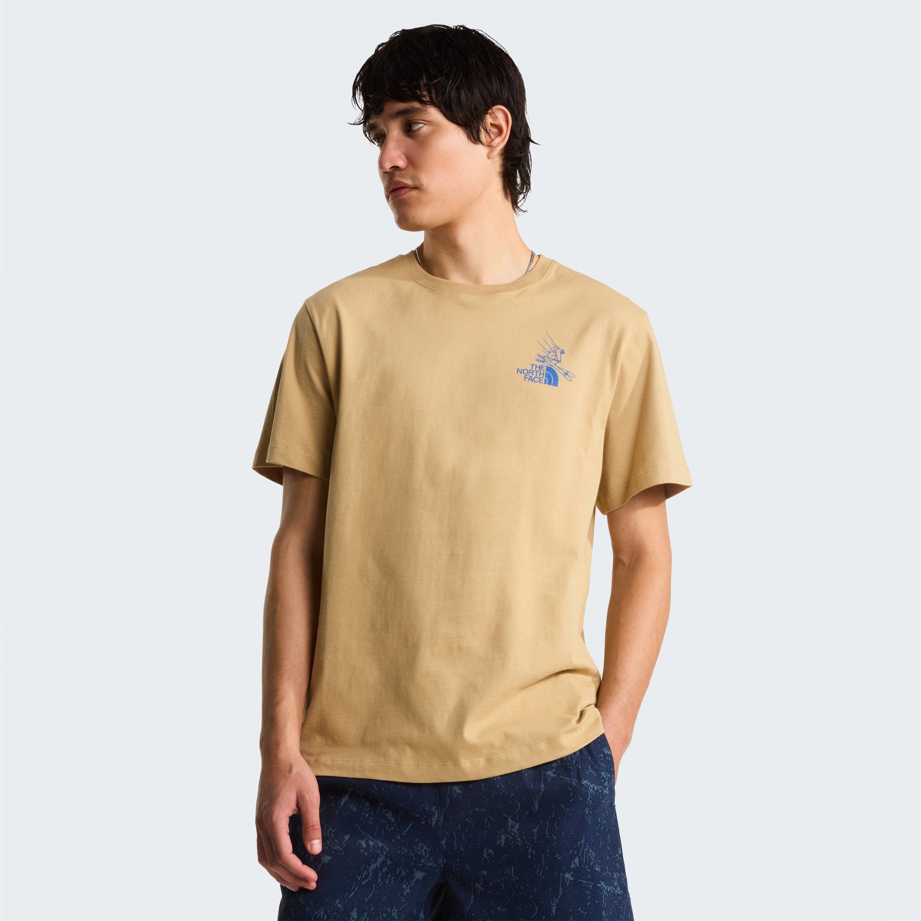 Khaki Stone - The North Face - TNF Mountain Celebration T-Shirt Mens - 3