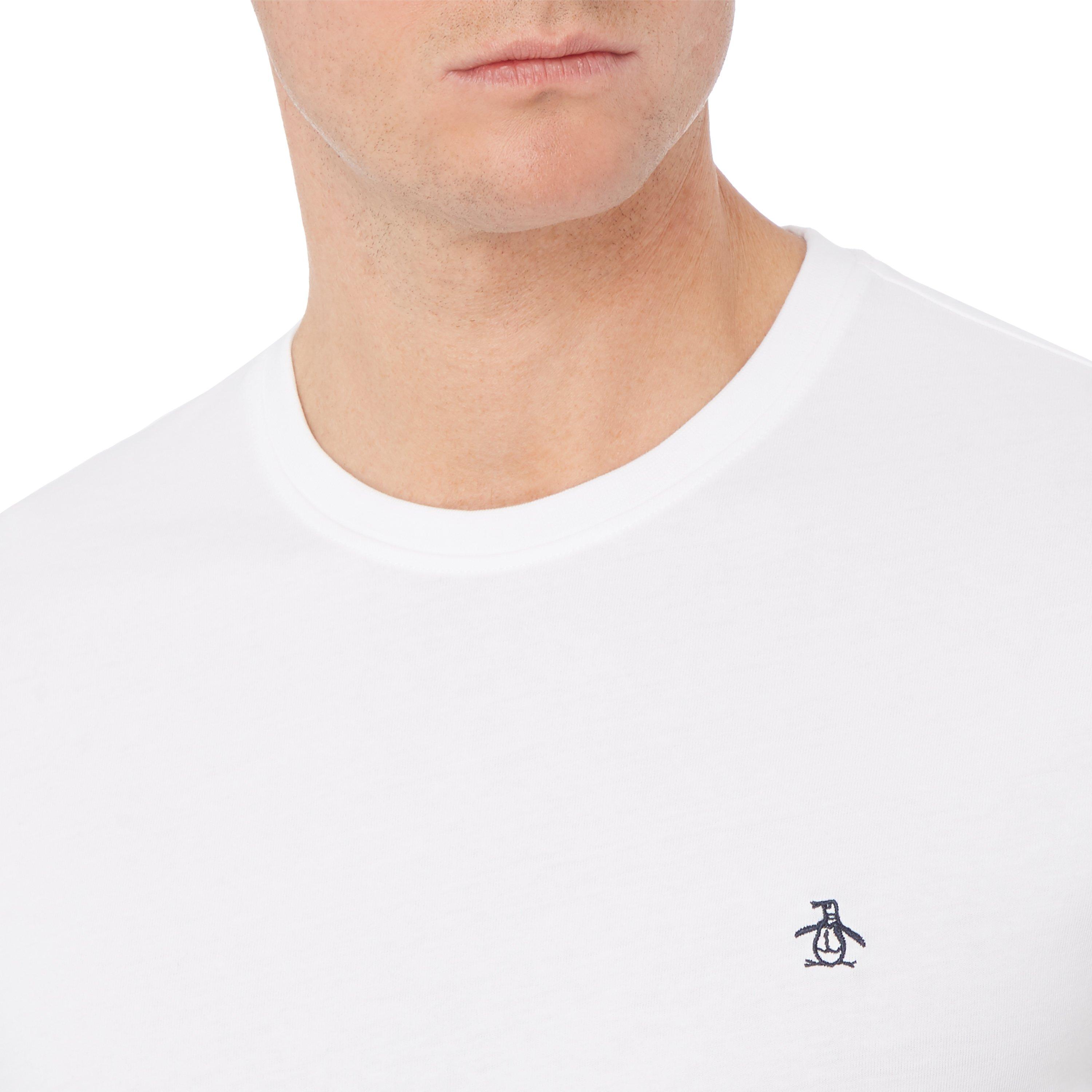 Hvid 118 - Original Penguin - Pin Point Embroidered T-Shirt - 4