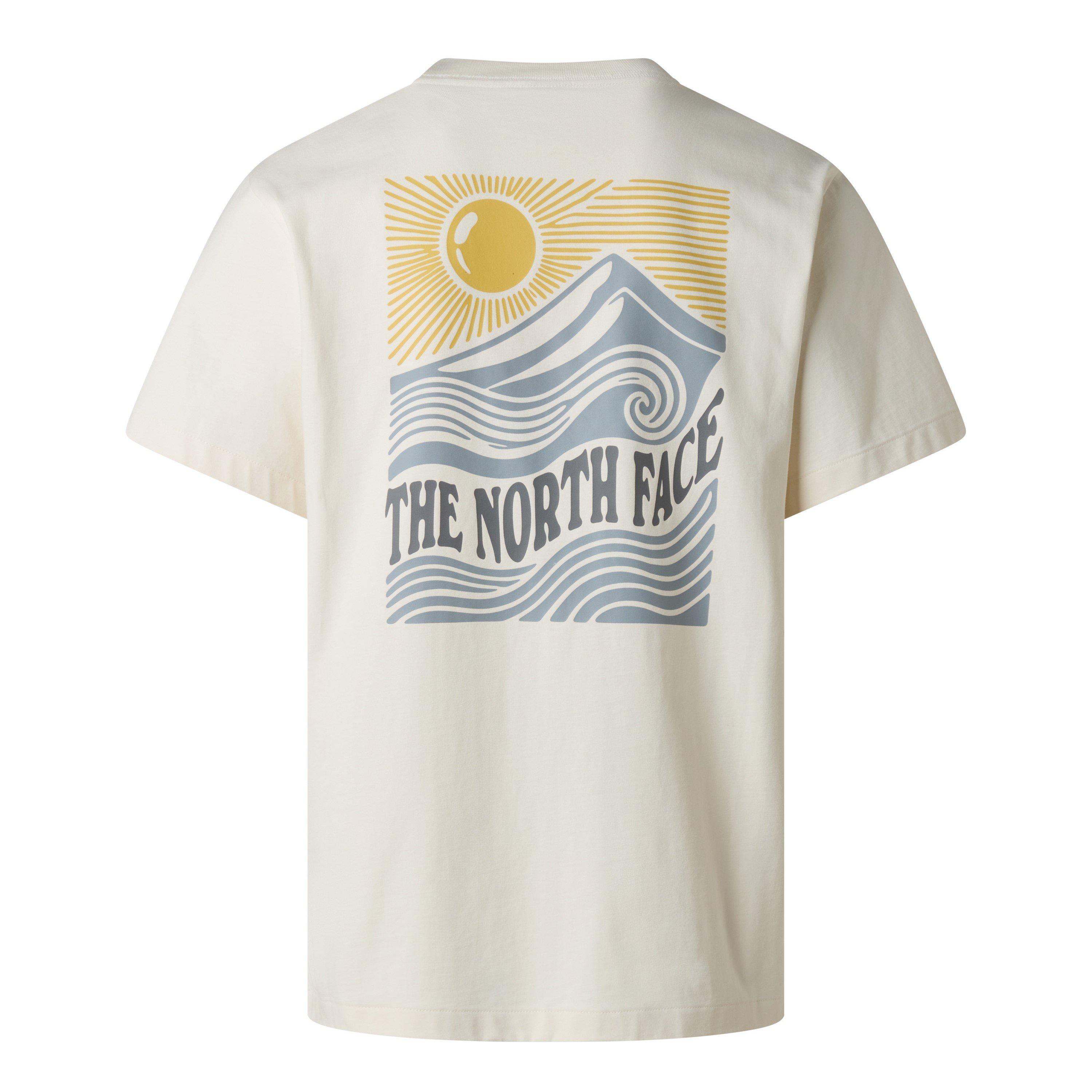 The North Face Men's White Dune Tnf Mountain Esc Tee - Large